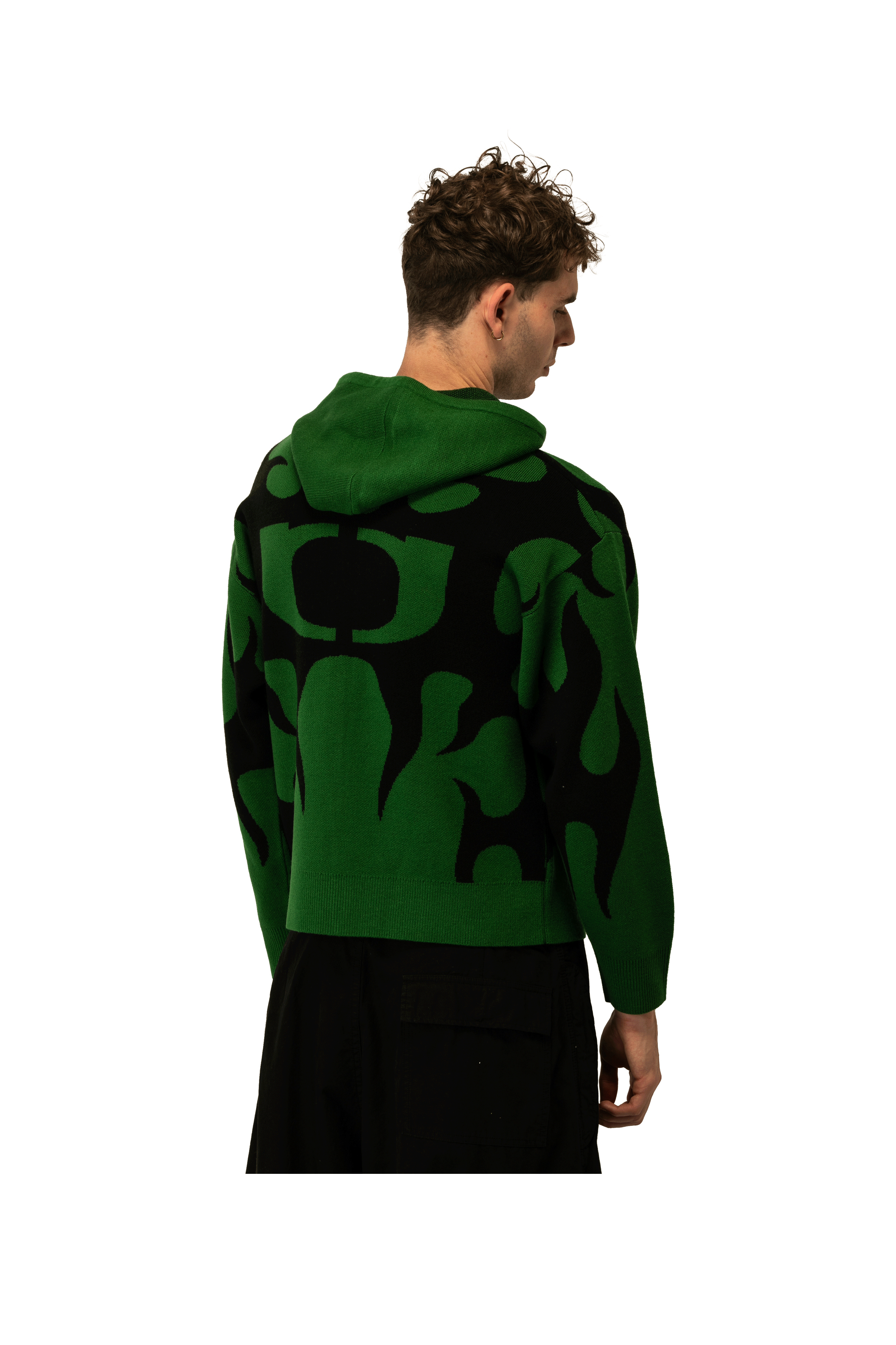 Knitted Tribal Hoodie