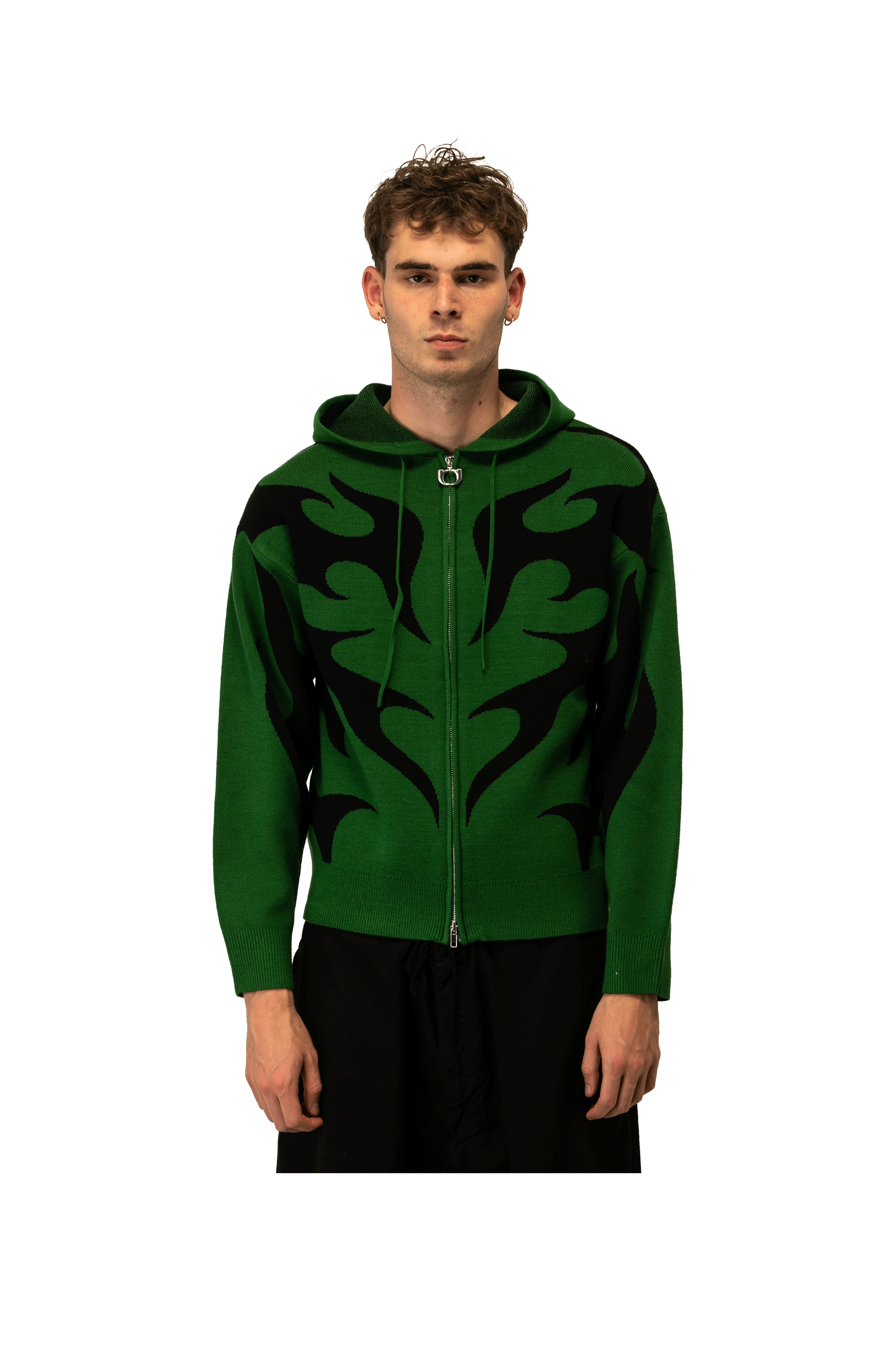 Knitted Tribal Hoodie