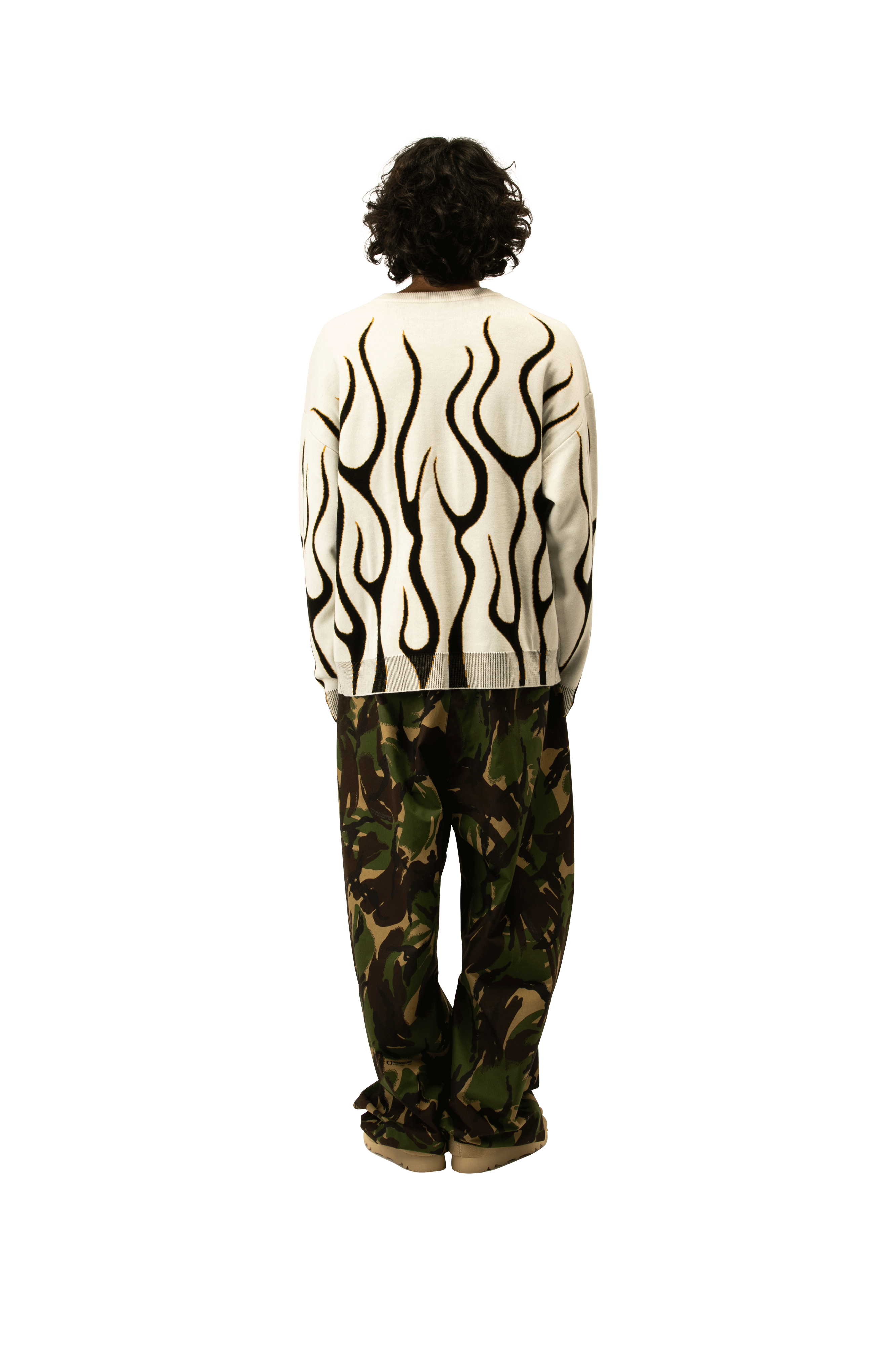 Flame Knitted Crewneck