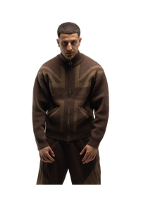 Union Jacquard Knitted Jacket
