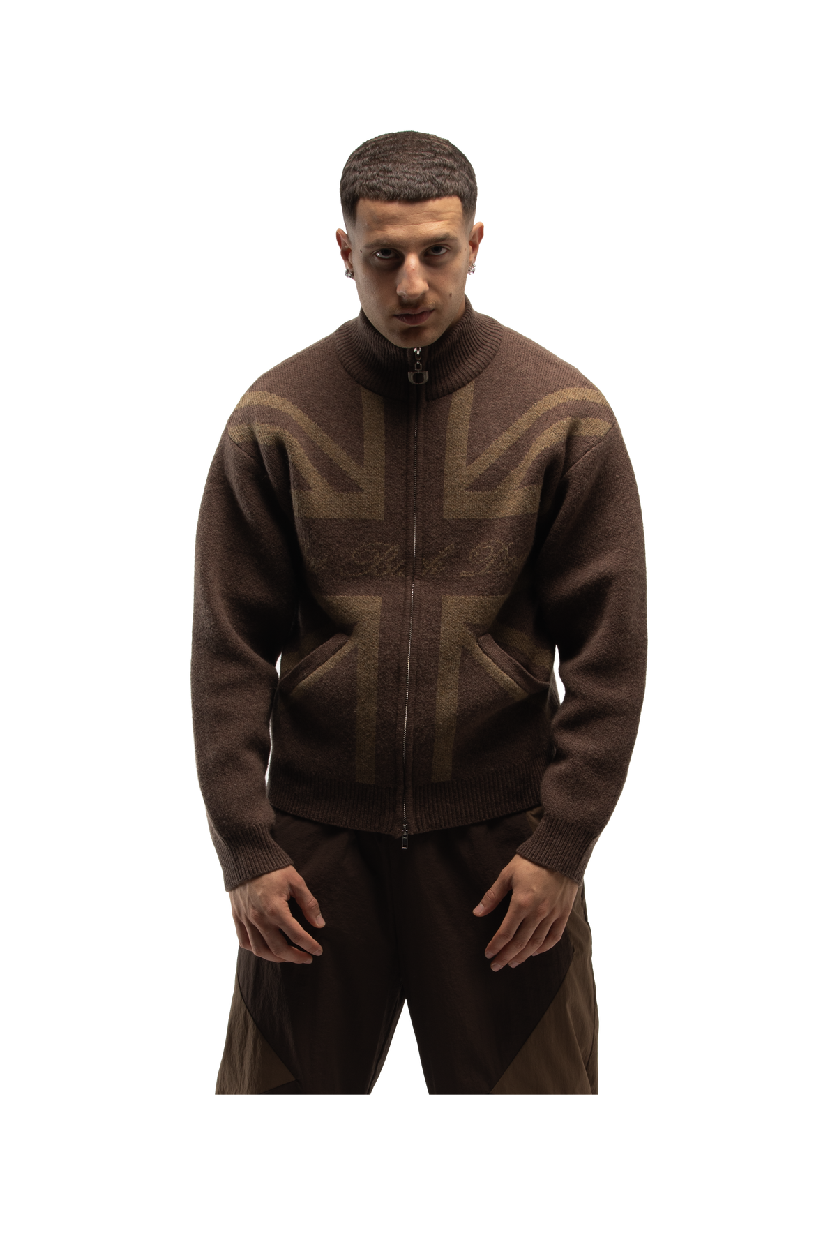 Union Jacquard Knitted Jacket