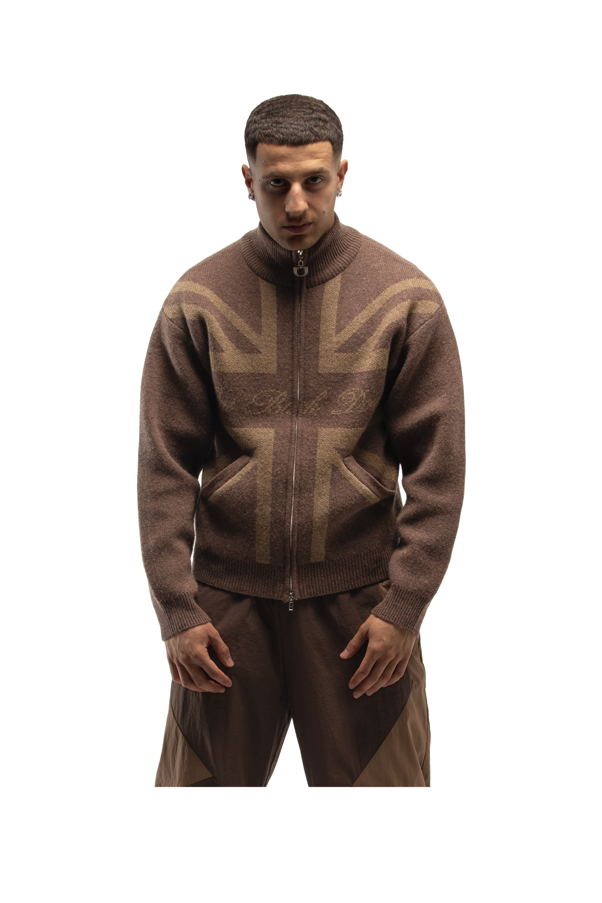 Union Jacquard Knitted Jacket