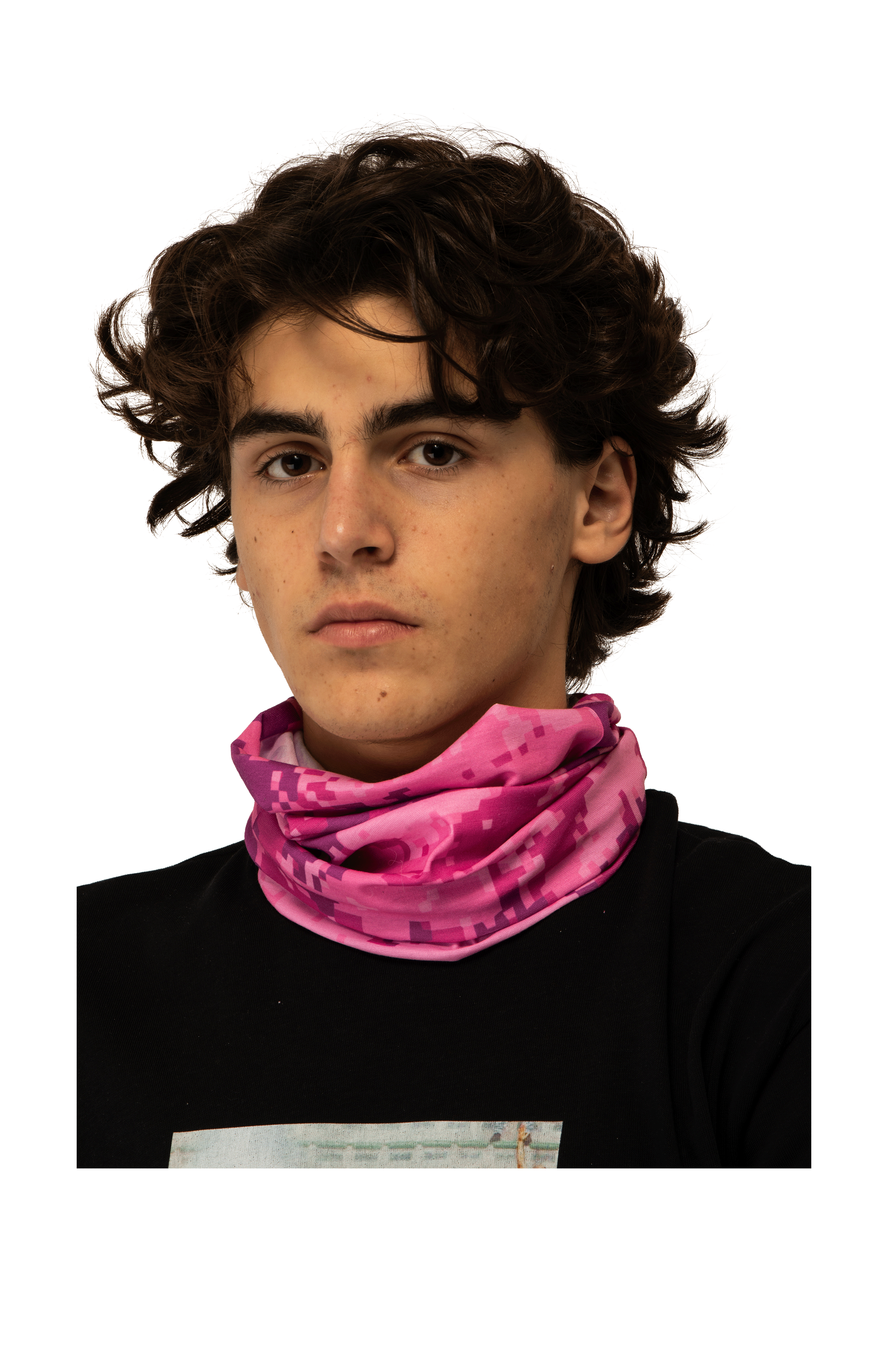 Pink Digi Camo Neck Warmer