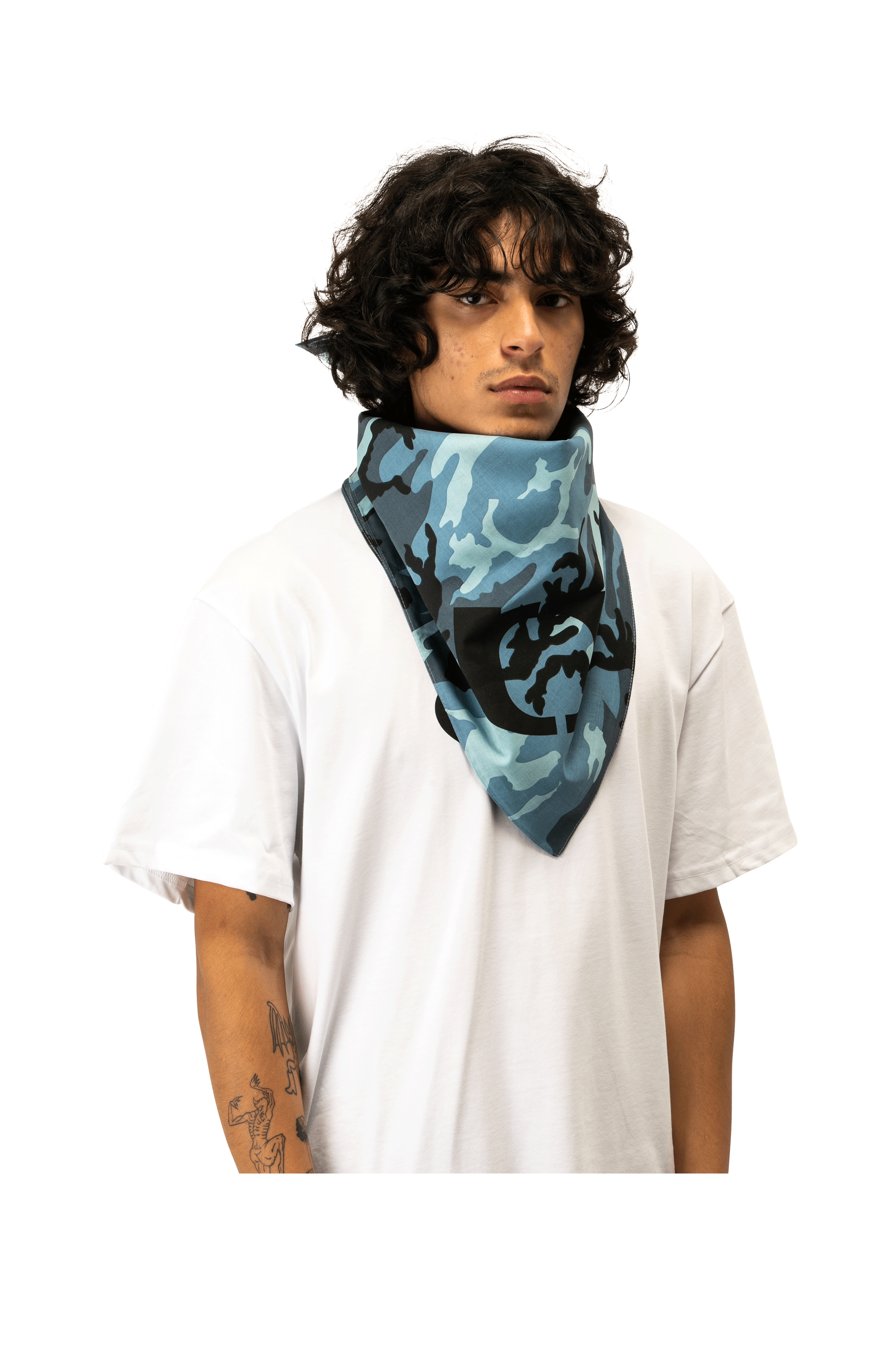 Link Navy Camo Bandana