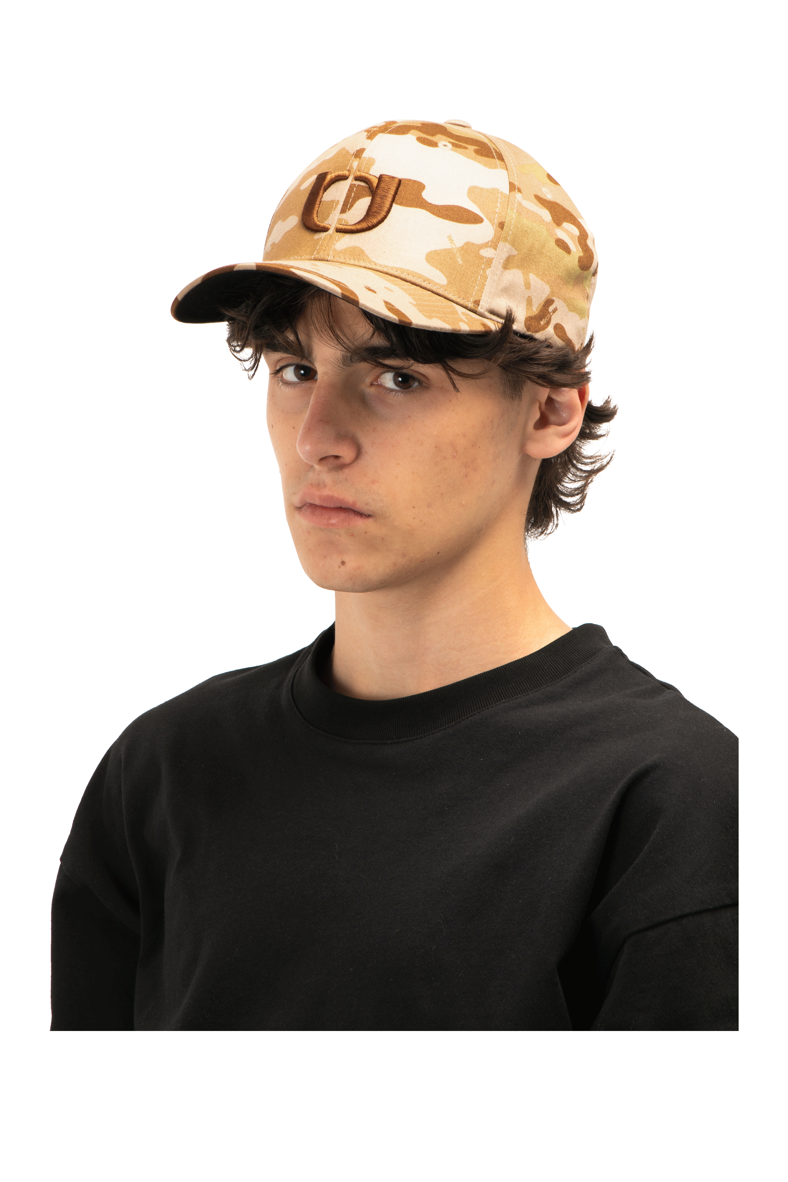 Embroidered Camo Cap