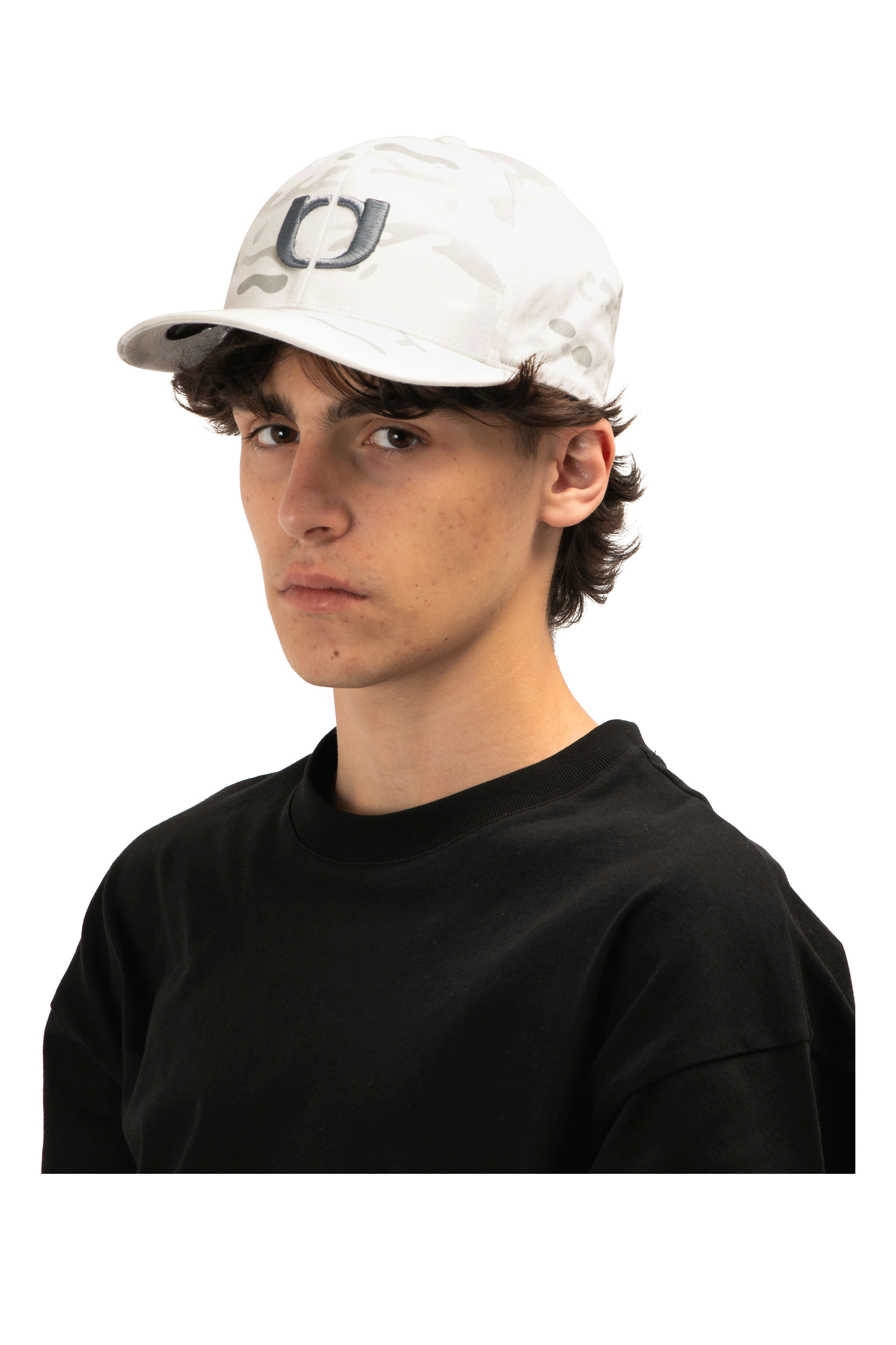 Embroidered Camo Cap