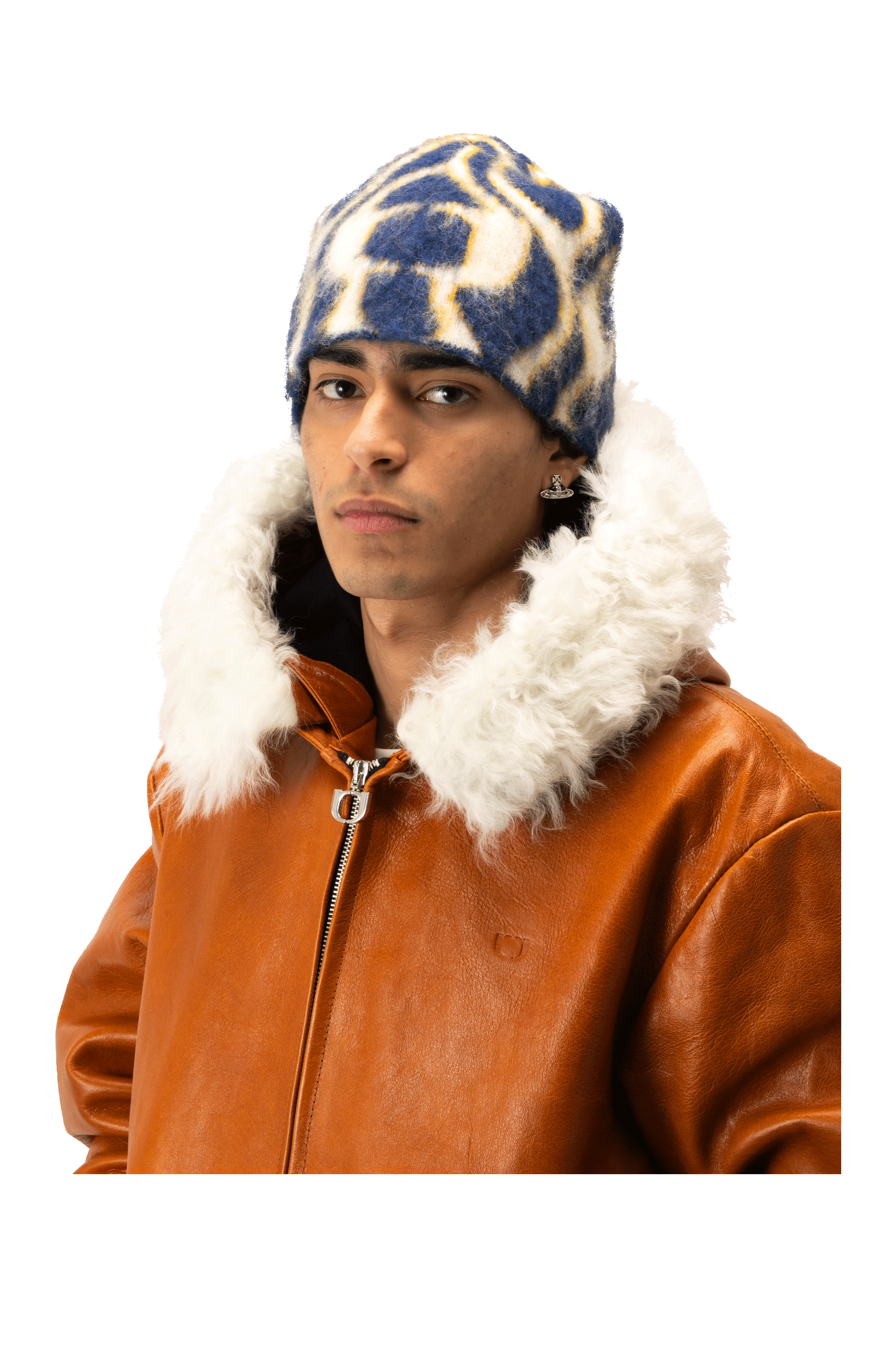 Flames Mohair Beanie