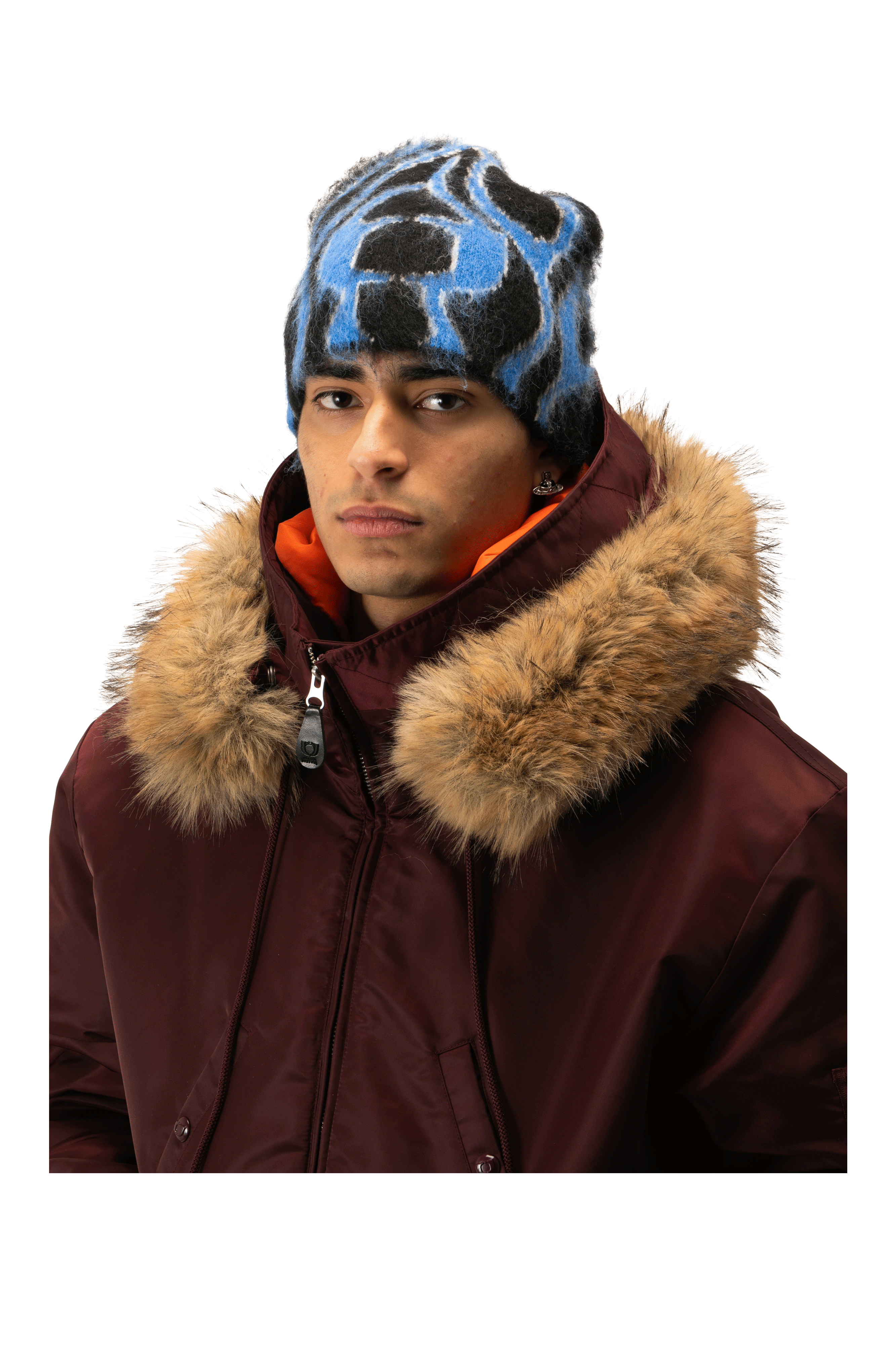 Flames Mohair Beanie