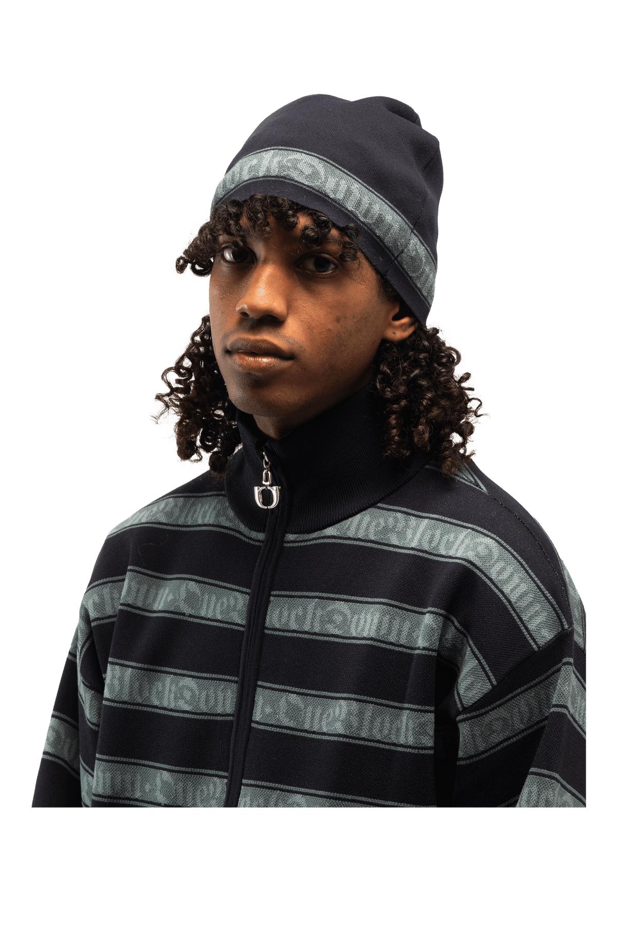Jacquard Band Beanie