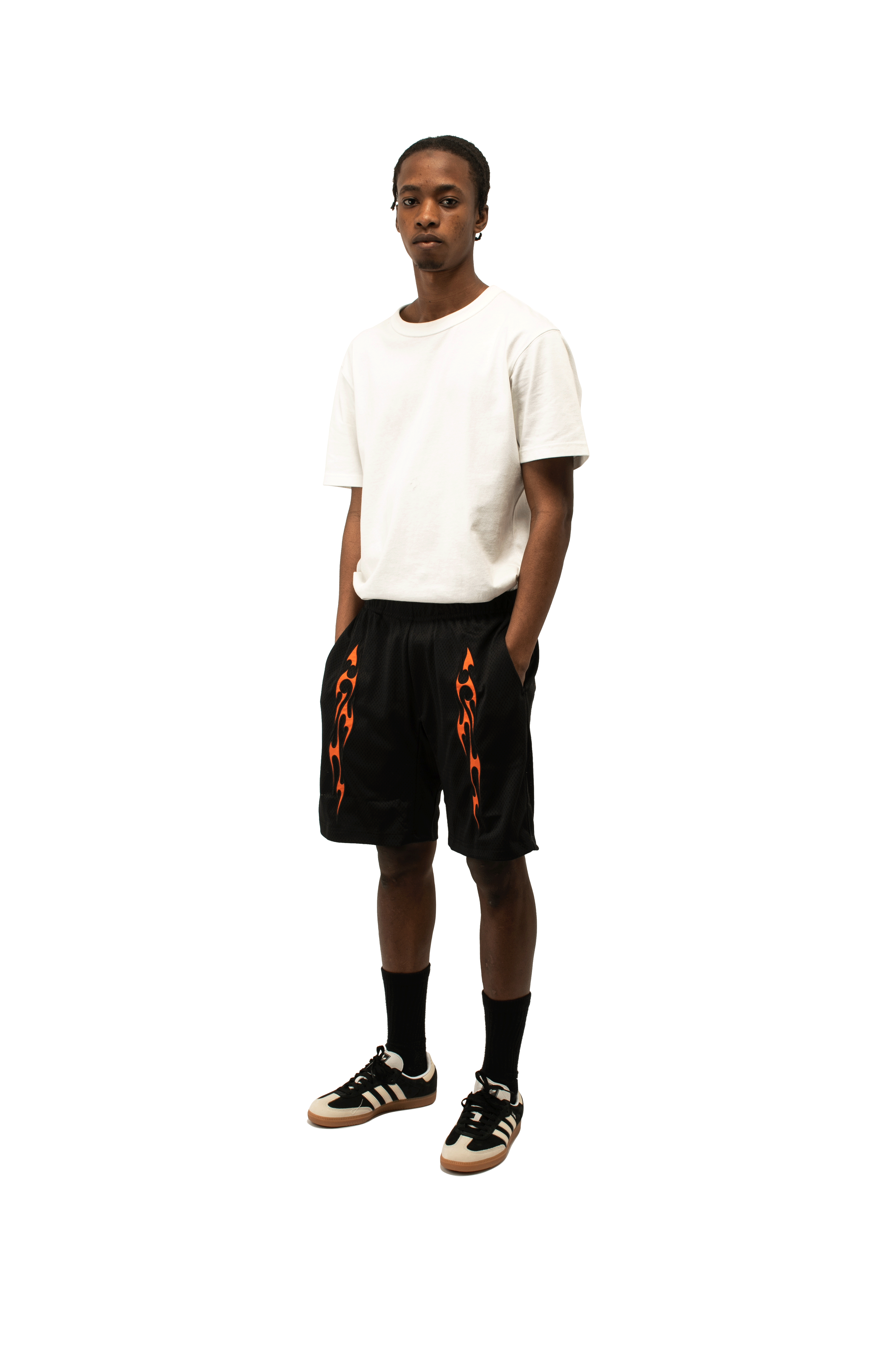 Flame Mesh Shorts