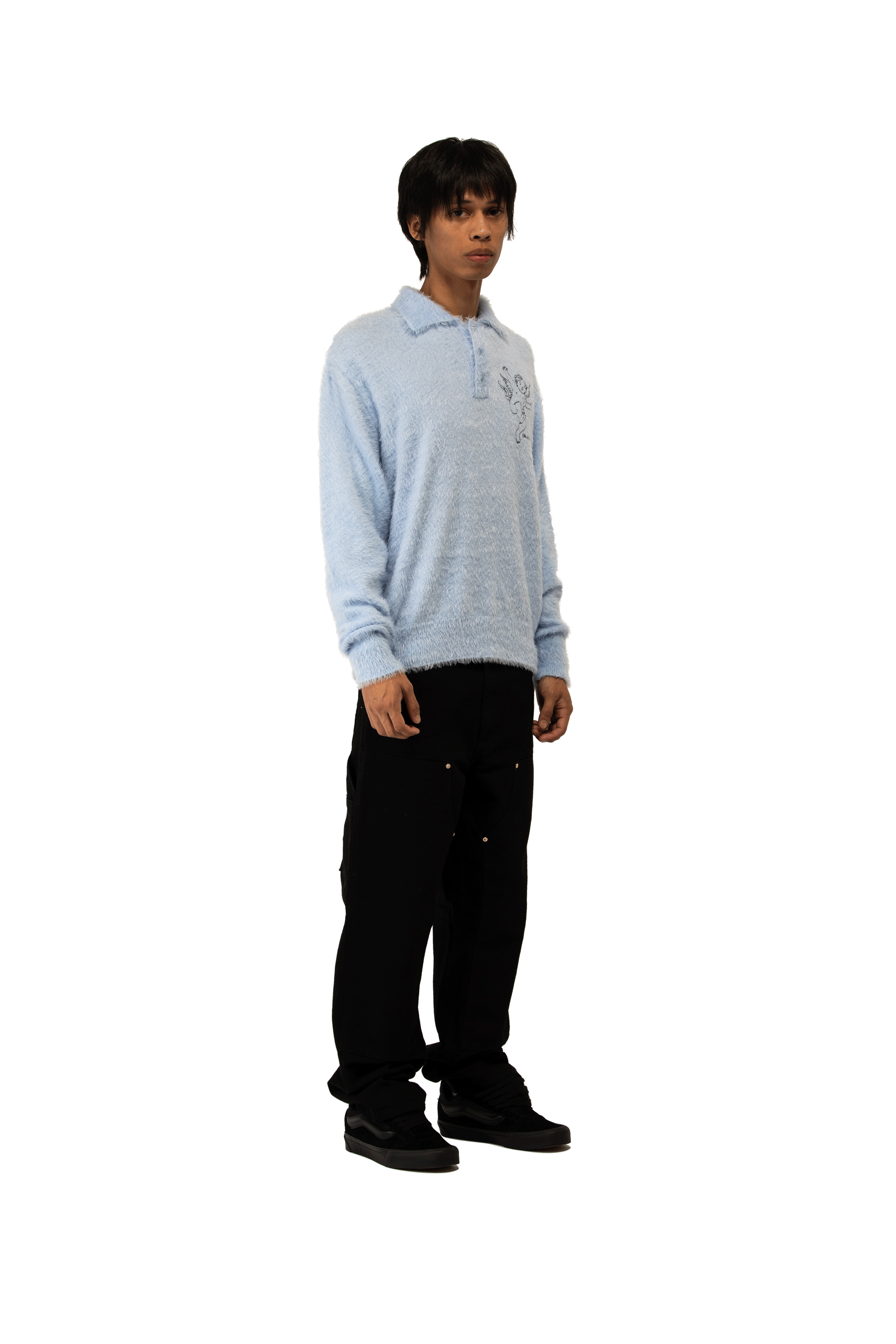 Angel Mohair Polo Knit