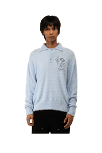 Angel Mohair Polo Knit