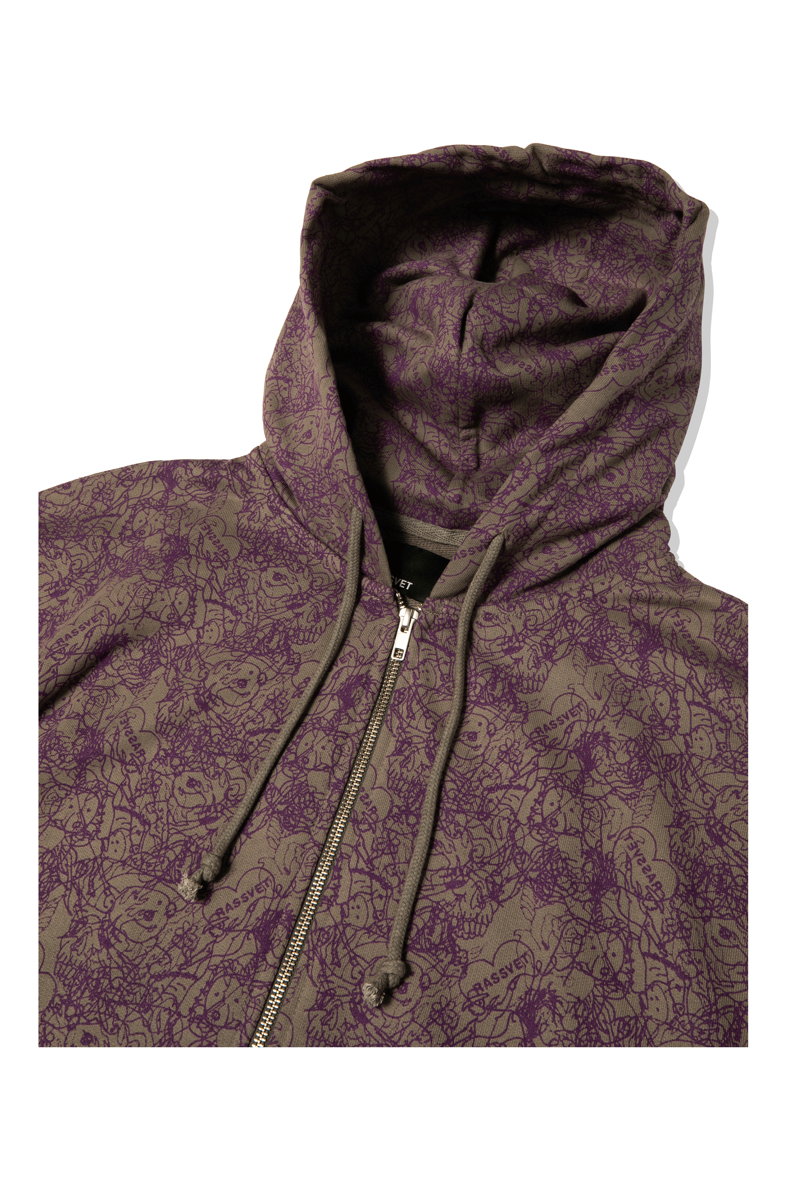 Sketch Zip Hoodie Knit