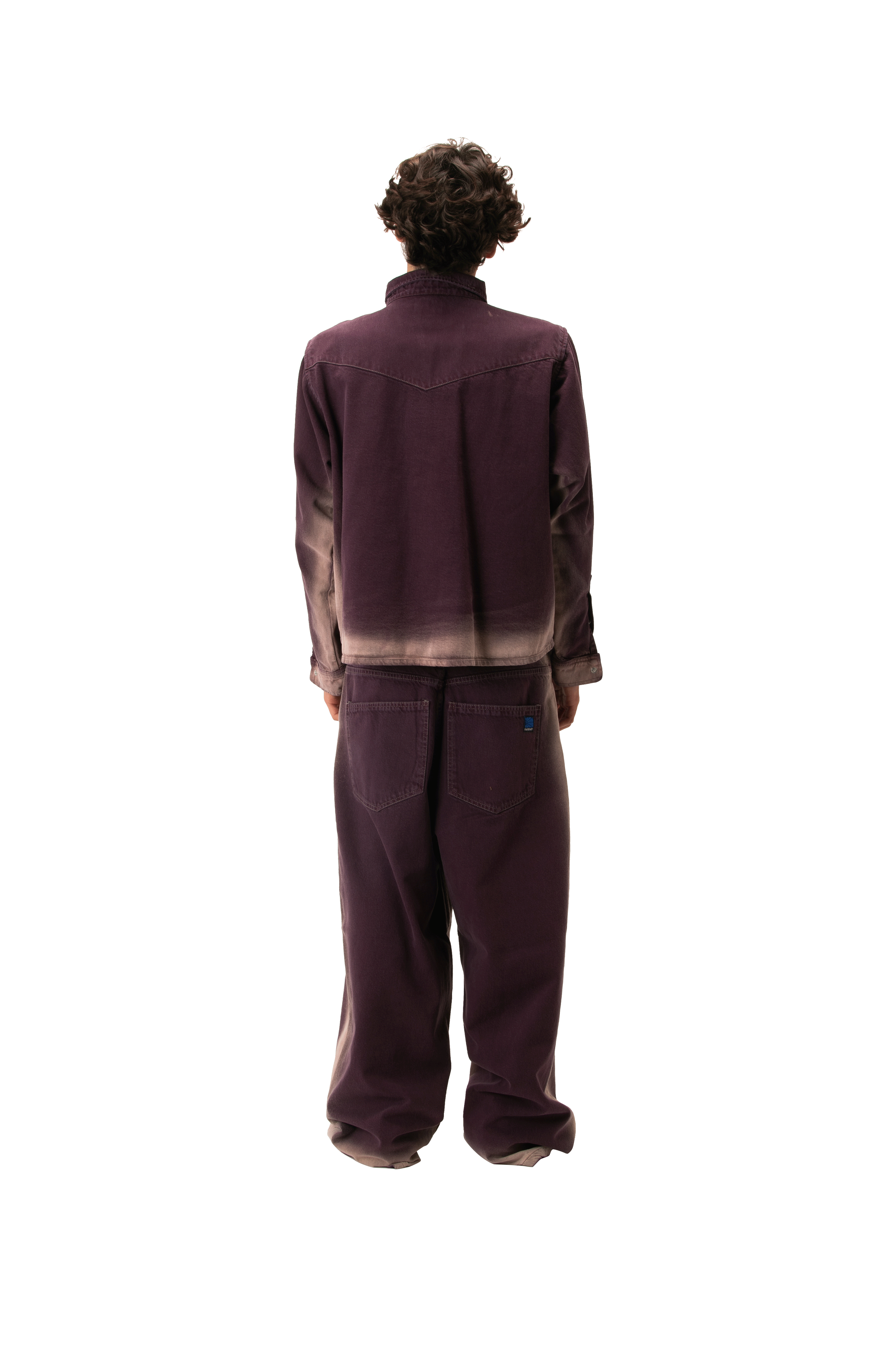 Shadow Wash Loose Fit Denim Shirt Woven