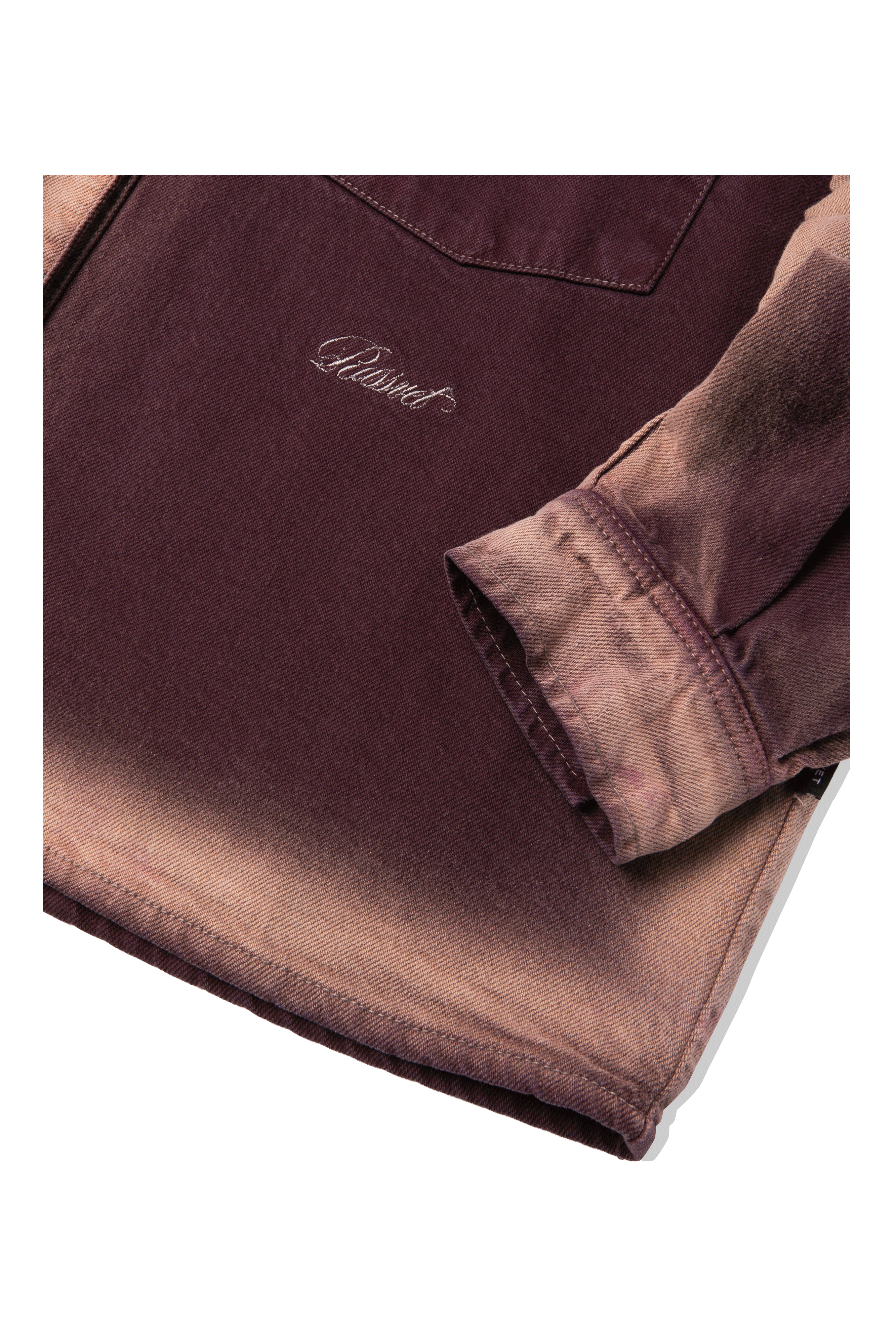 Shadow Wash Loose Fit Denim Shirt Woven