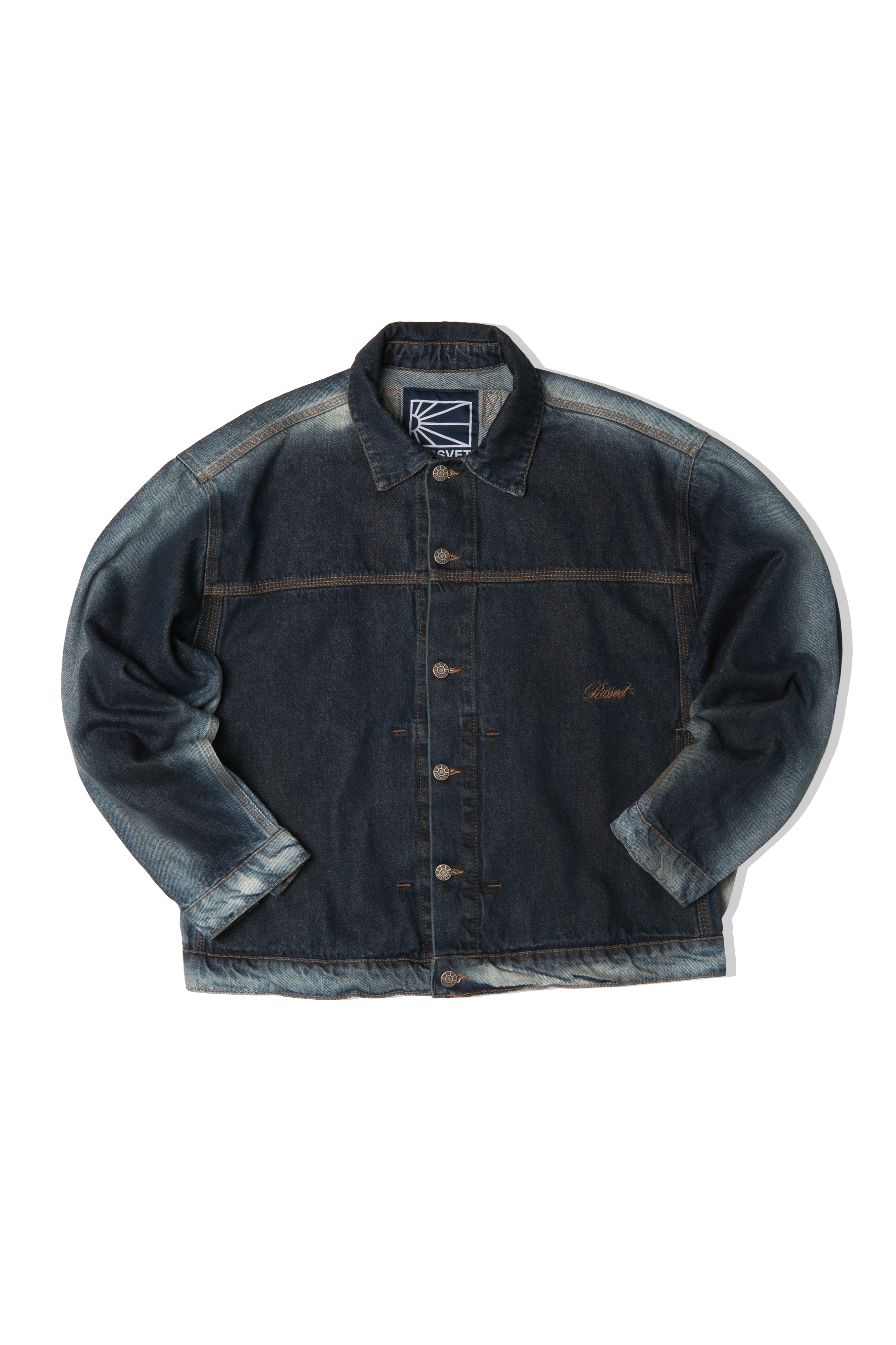 Shadow Wash Denim Jacket Woven