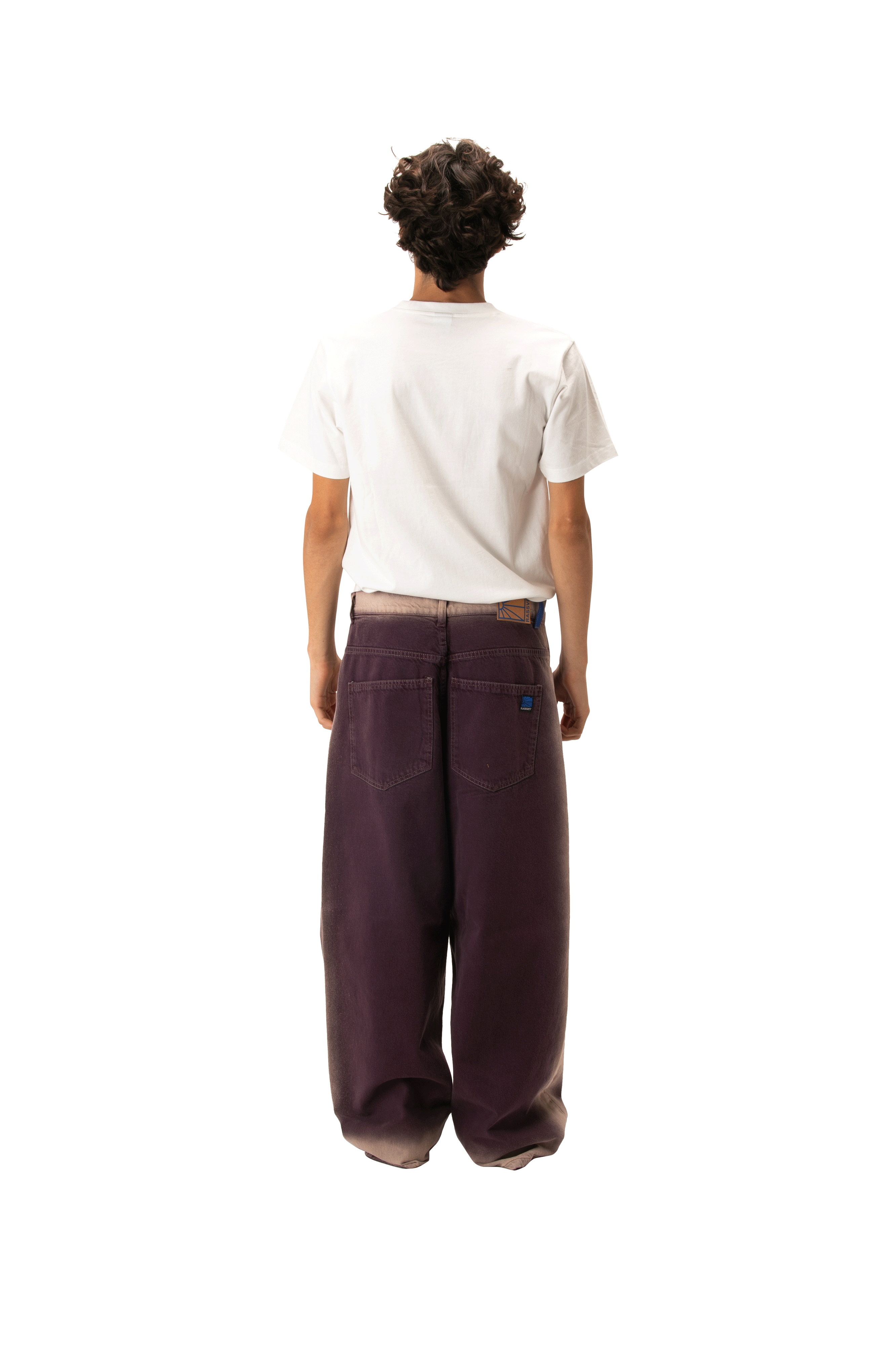 Shadow Wash Extra Baggy Denim Pant Woven