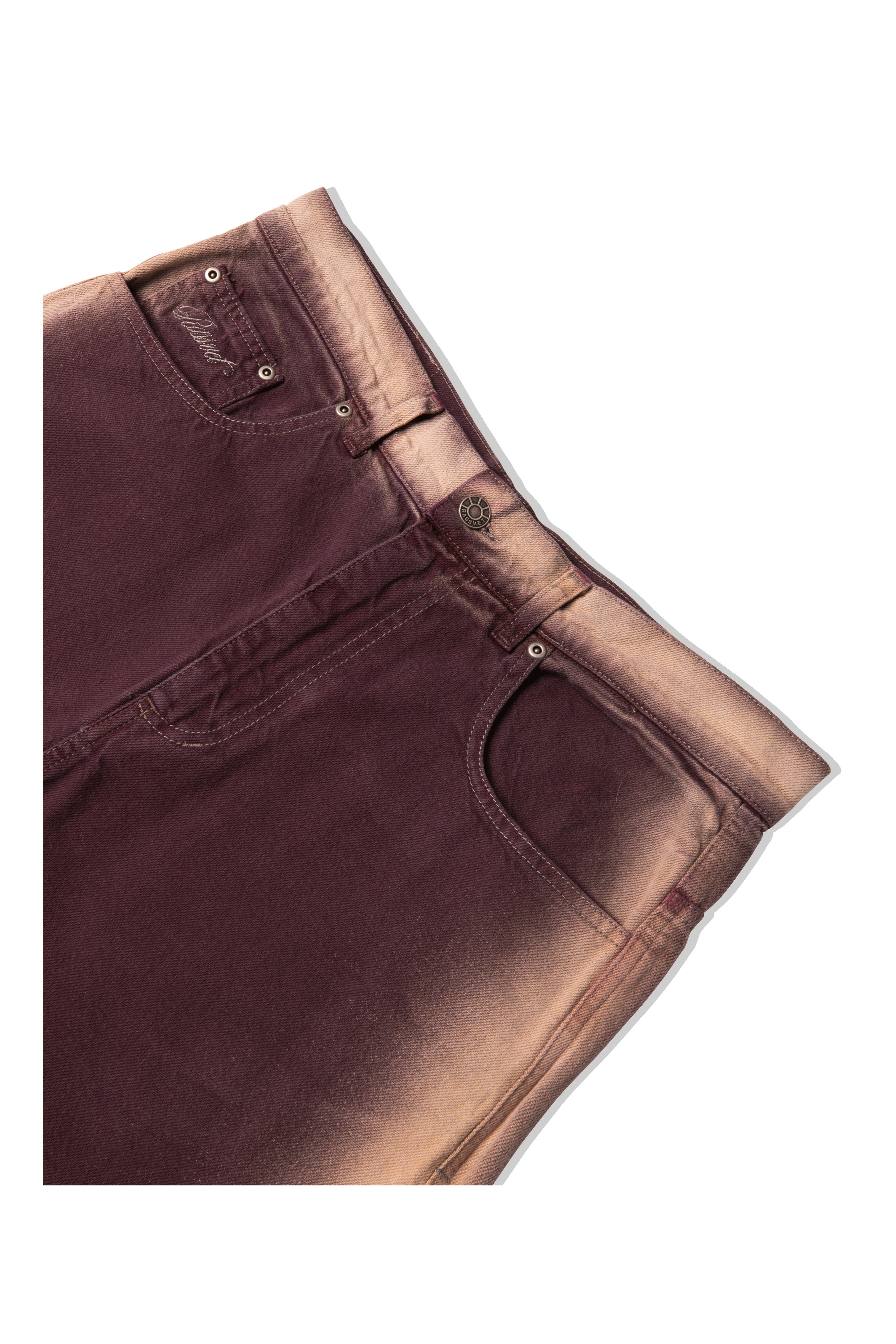 Shadow Wash Extra Baggy Denim Pant Woven