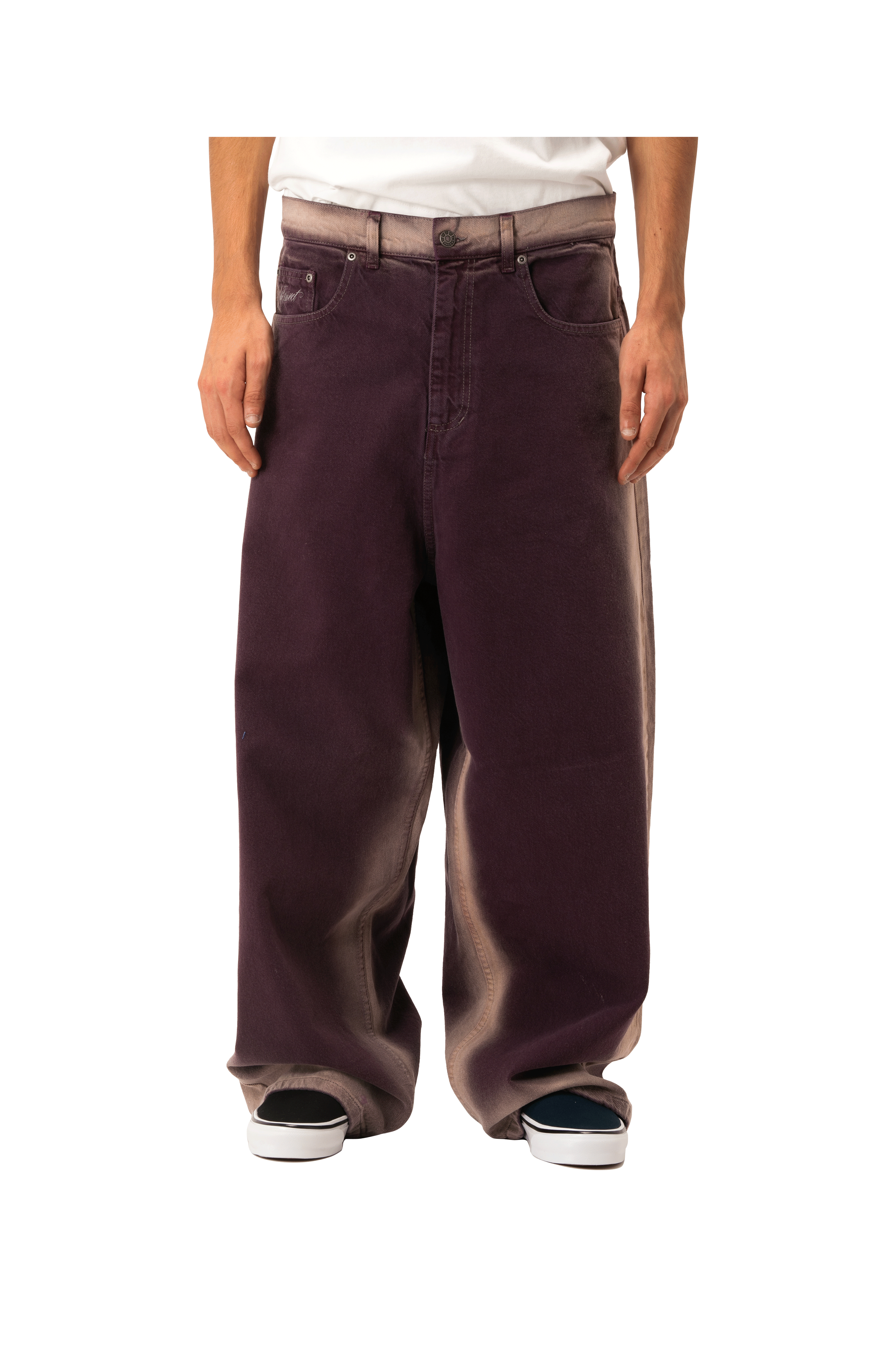 Shadow Wash Extra Baggy Denim Pant Woven