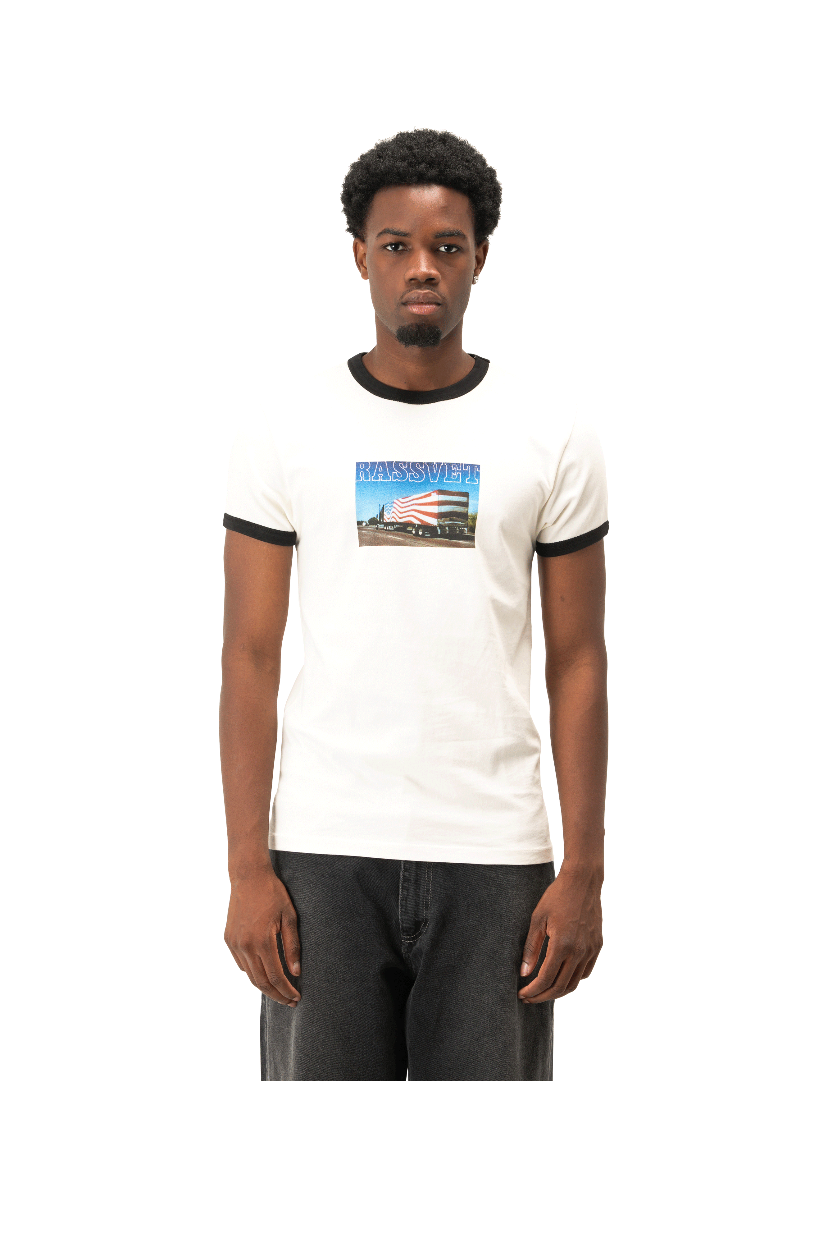 Jk Truck Ringer Tee Shirt Knit