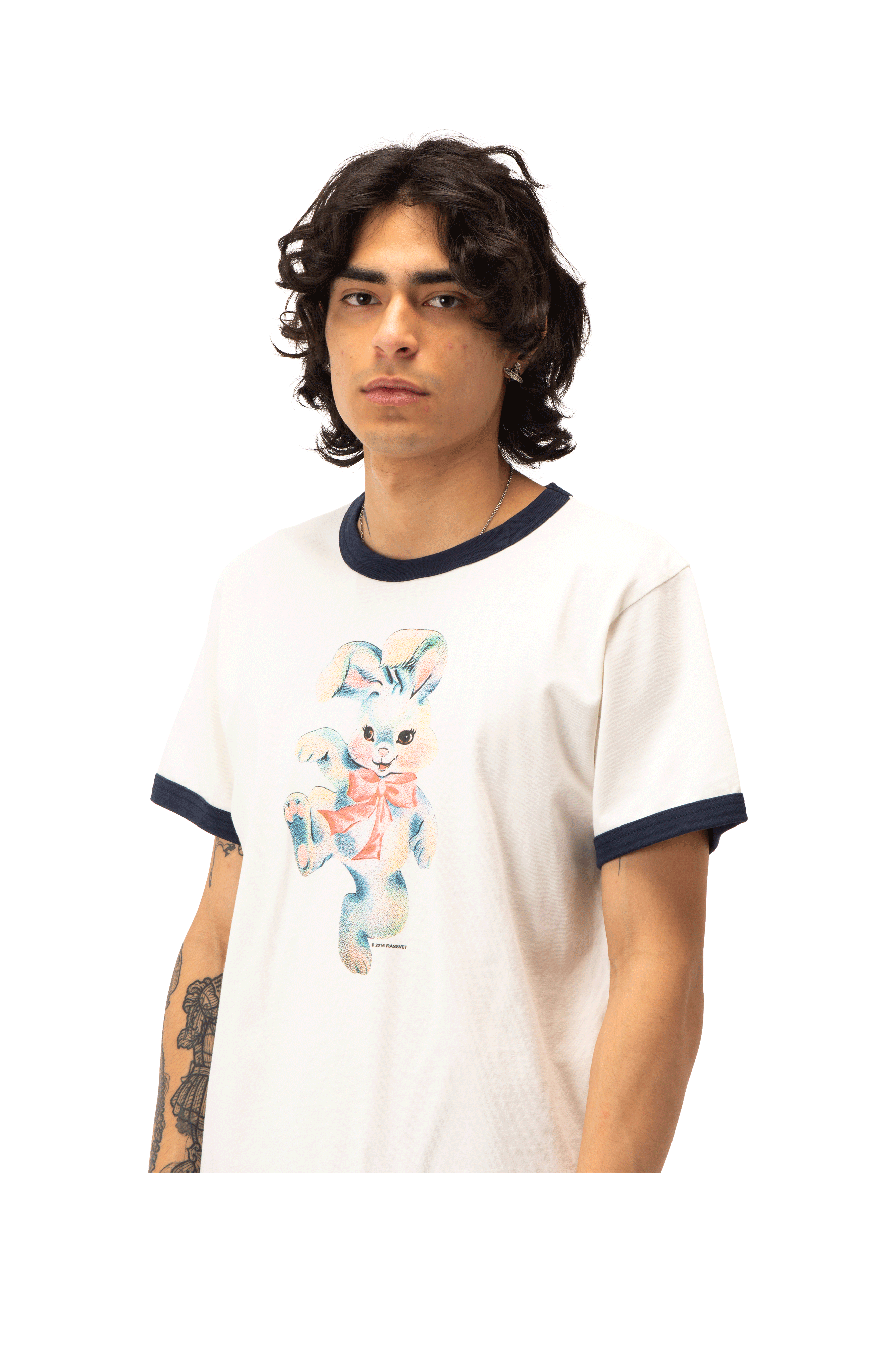 Bunny Ringer Tee Shirt Knit