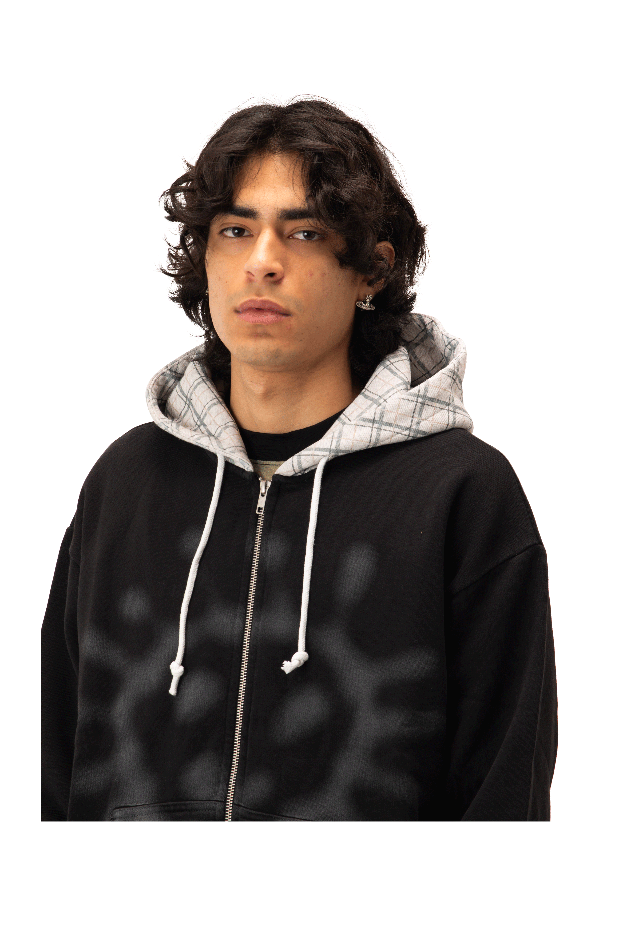 Sun Faded Zip Hoodie Knit