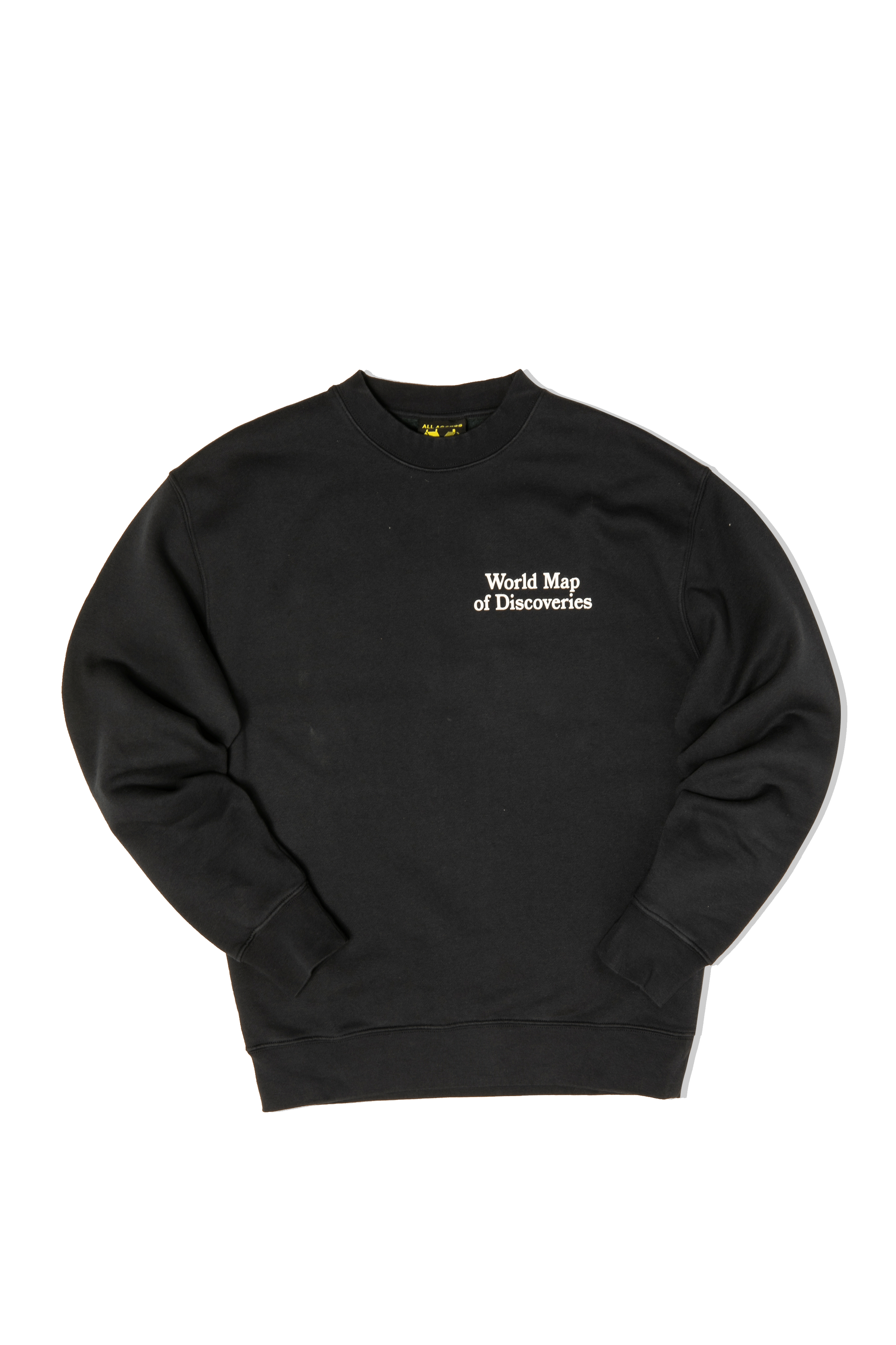 World Map Of Discoveries Crewneck