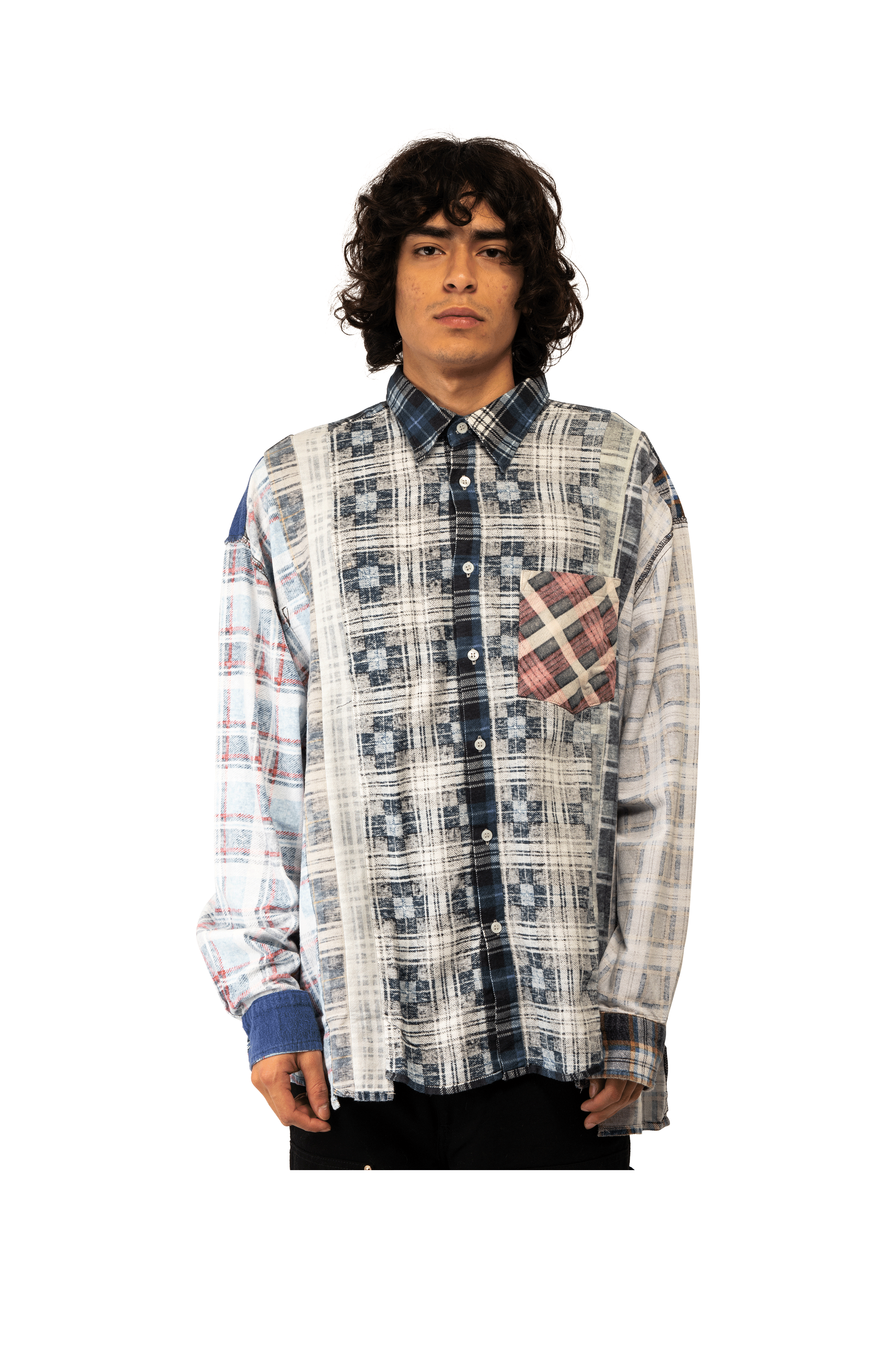 I.O. Flannel Shirt -> 7 Cuts Wide Shirt