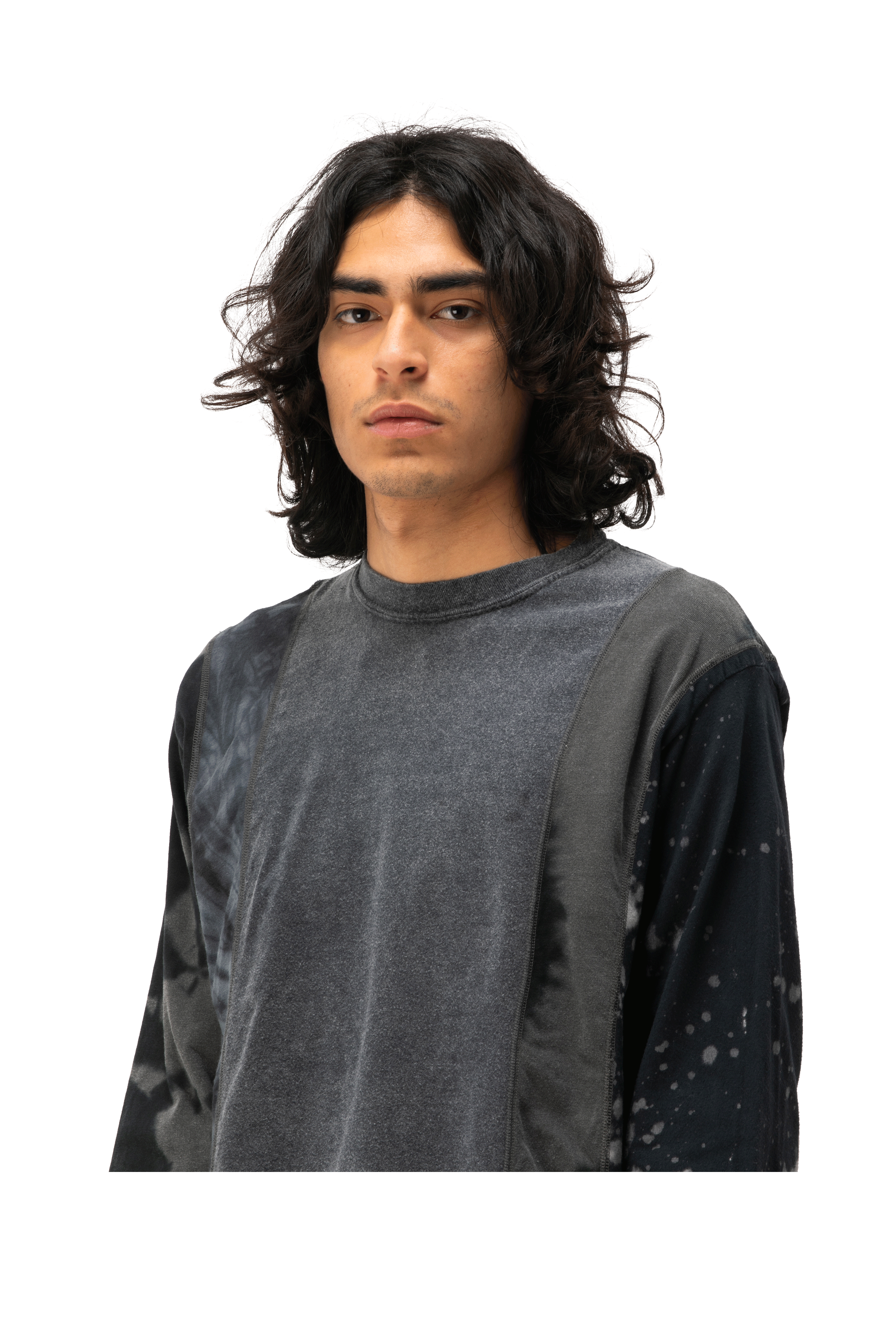 Longsleeve Tee - B&W Mishmash