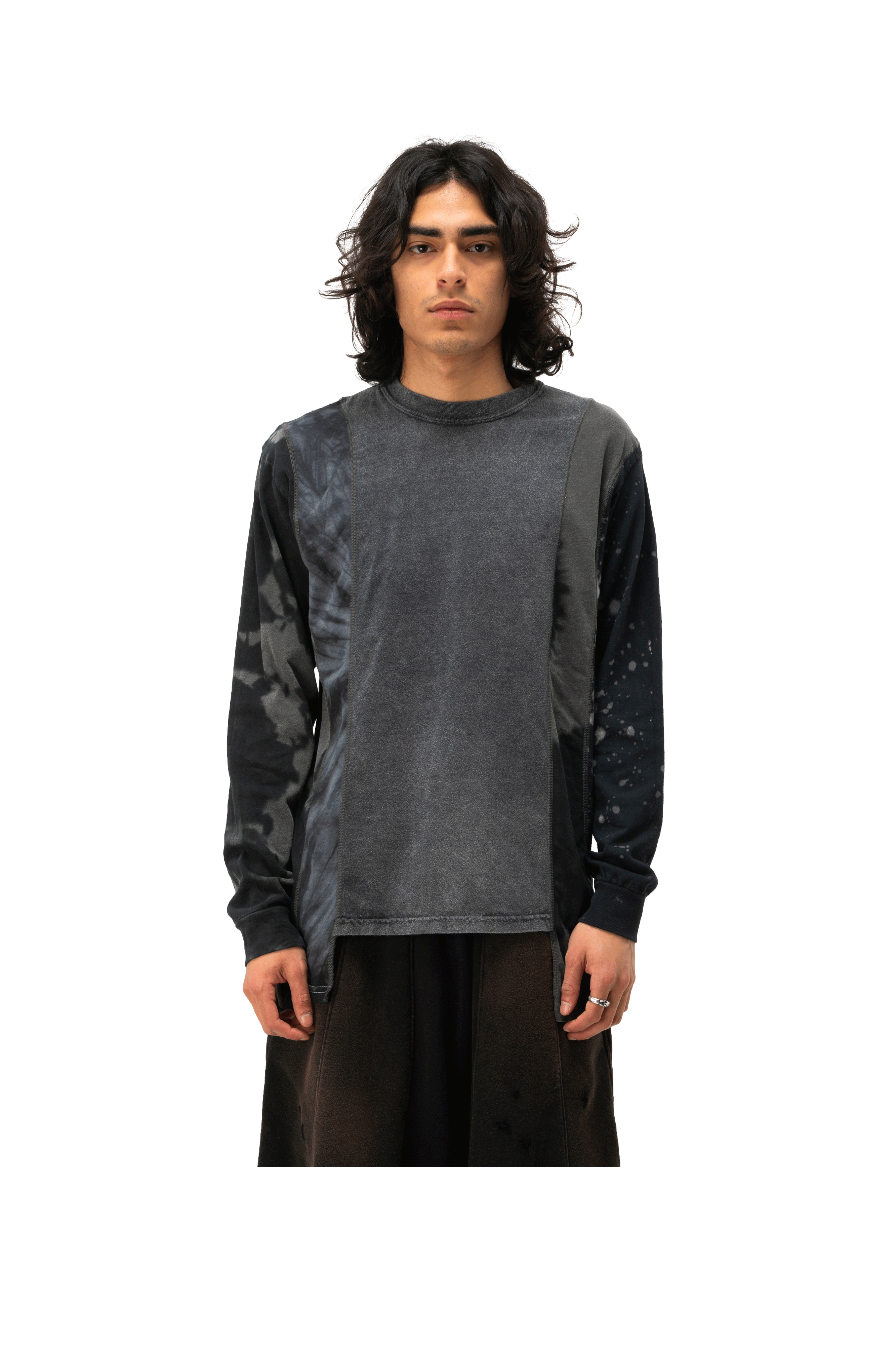 Longsleeve Tee - B&W Mishmash