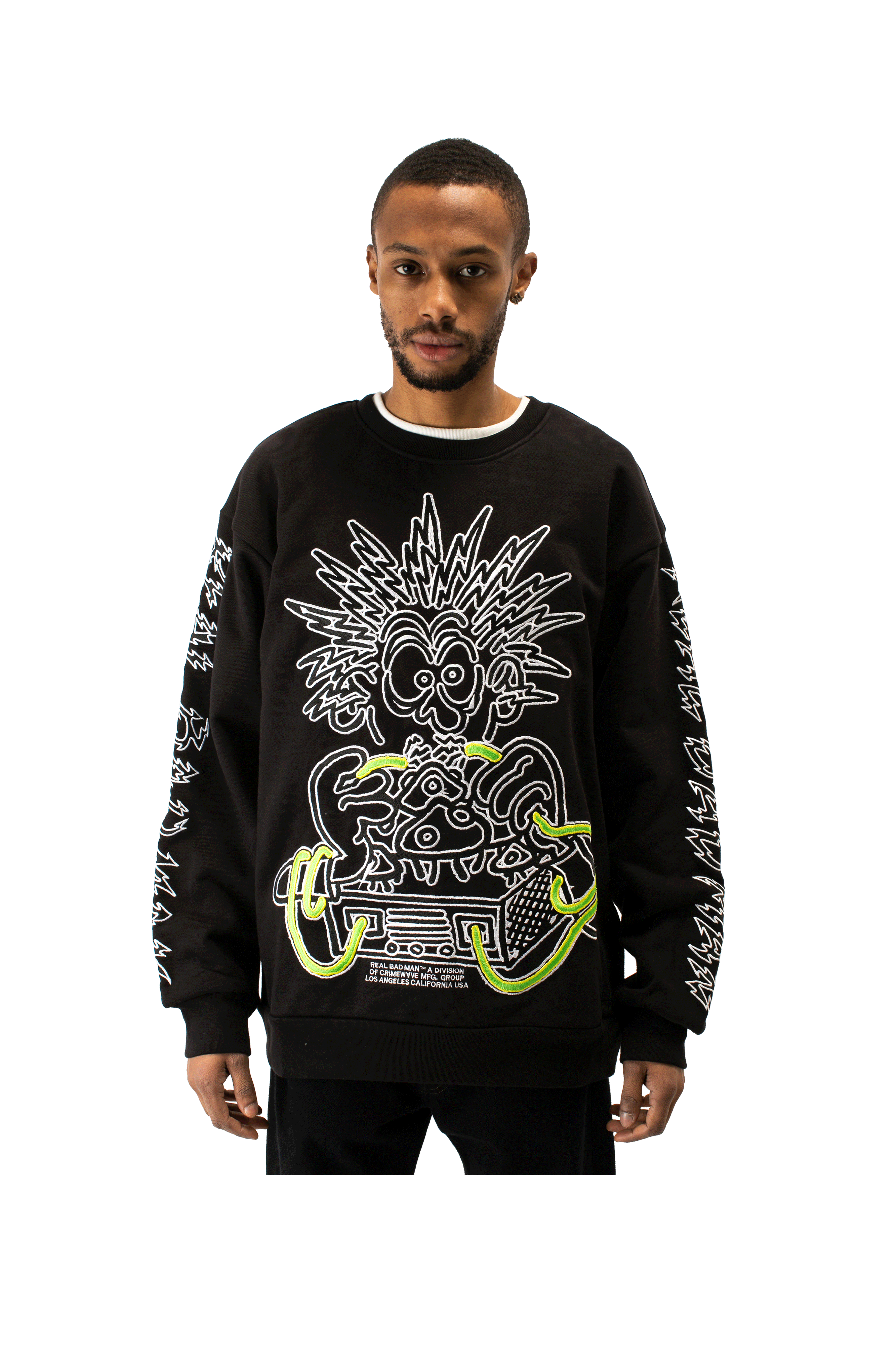 Electrified Crewneck Fleece Sweatshirt