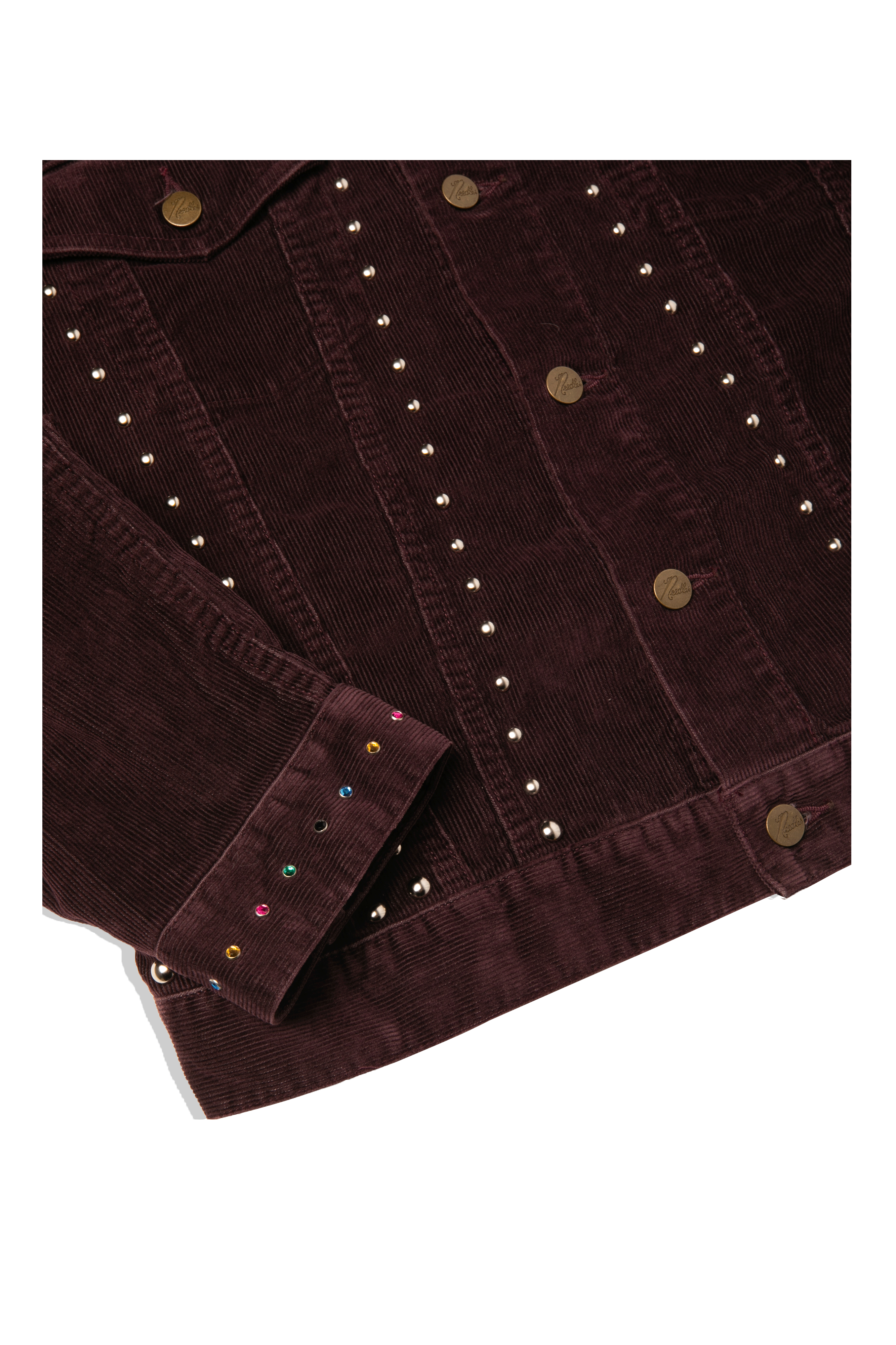 Studded Jean Jacket - 14W Cordudoy