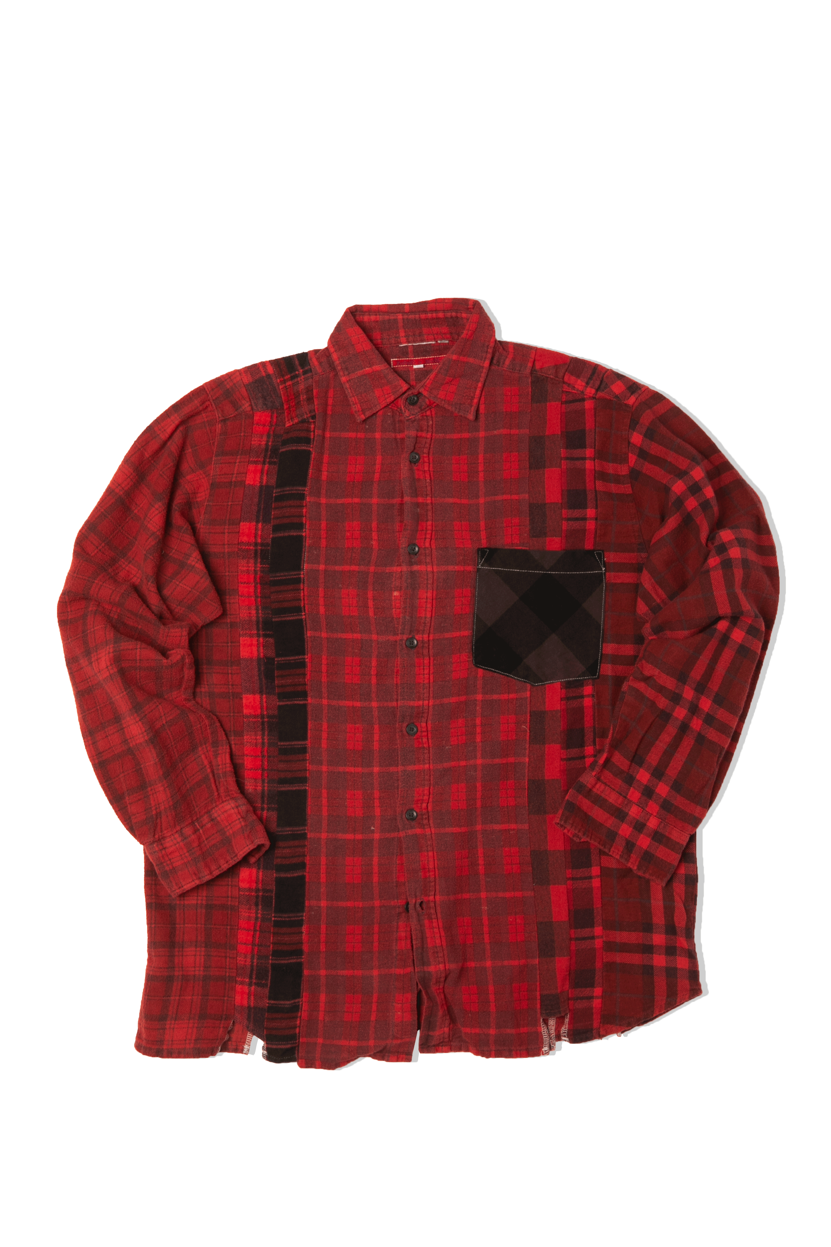 Flannel Shirt -> 7 Cuts Shirt / Over Dye