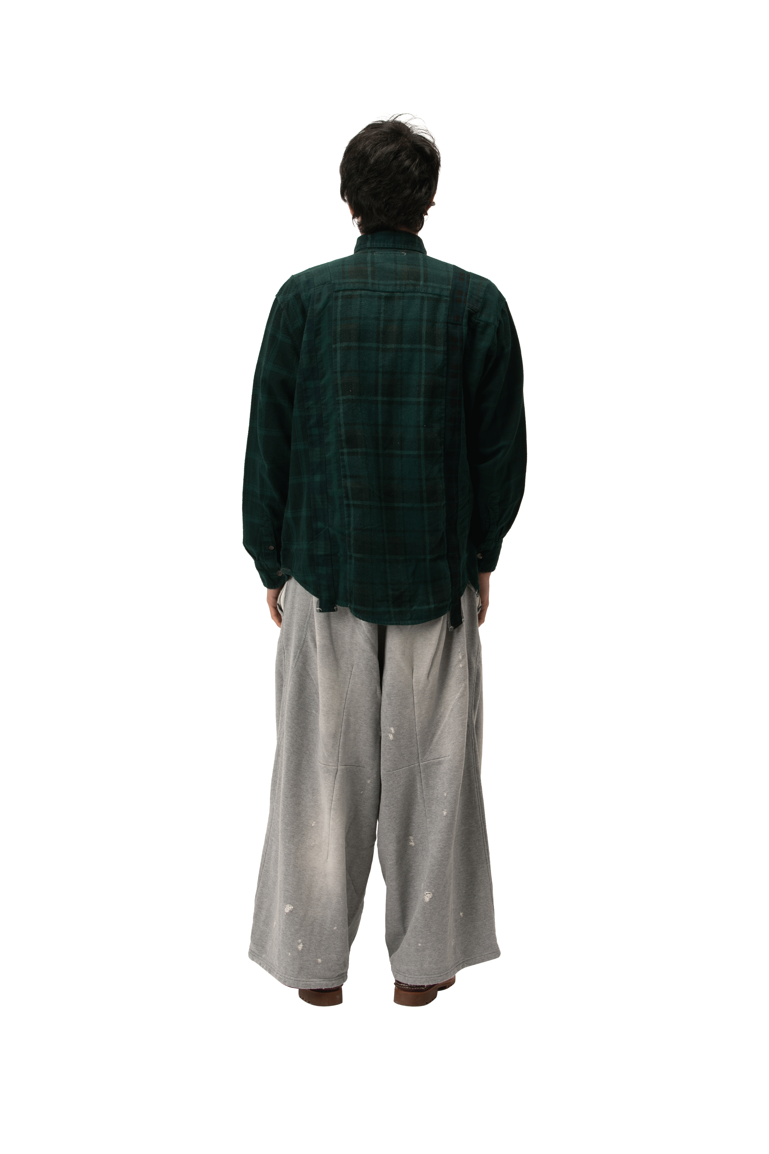 Flannel Shirt -> 7 Cuts Shirt / Over Dye