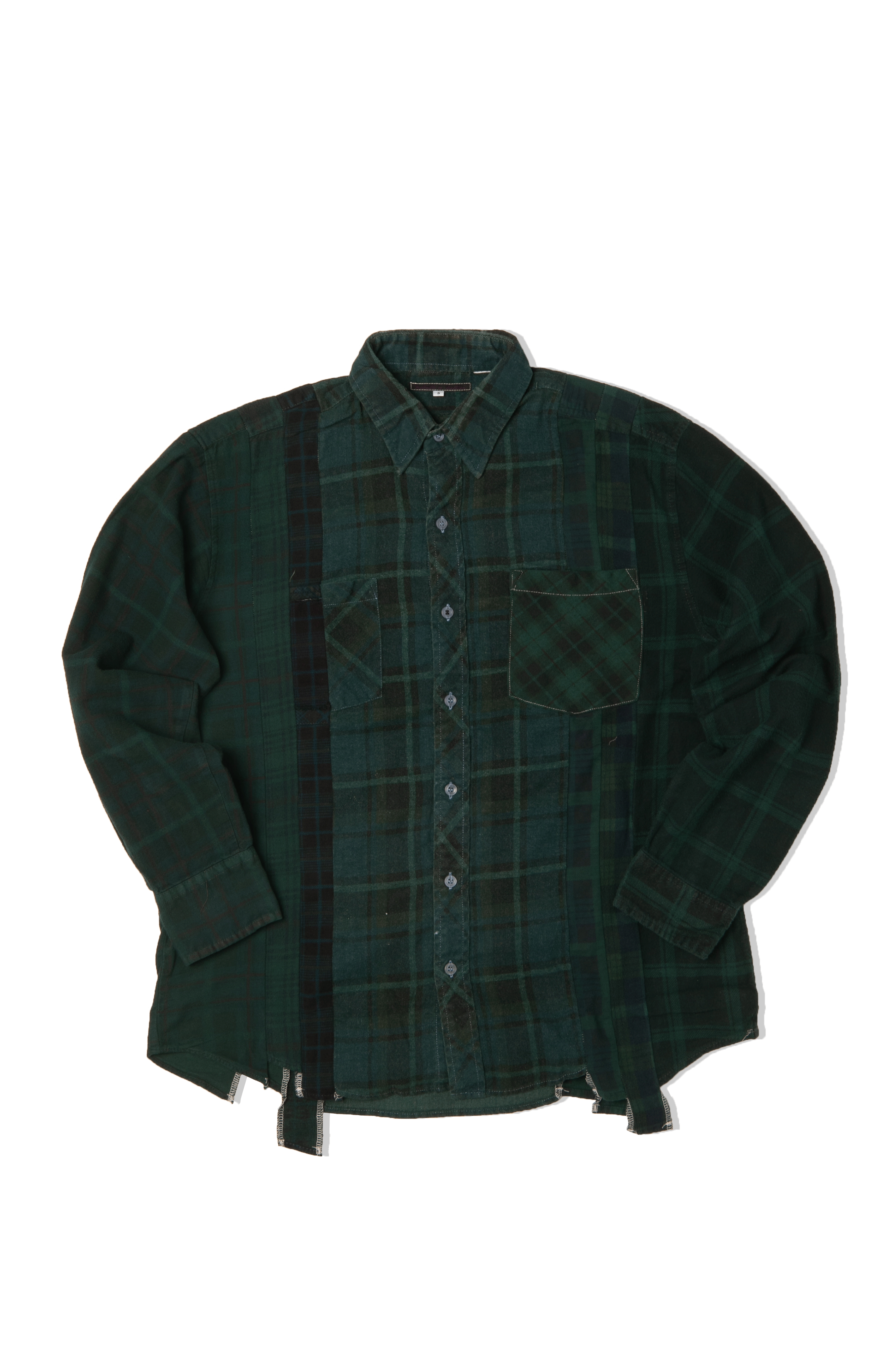 Flannel Shirt -> 7 Cuts Shirt / Over Dye