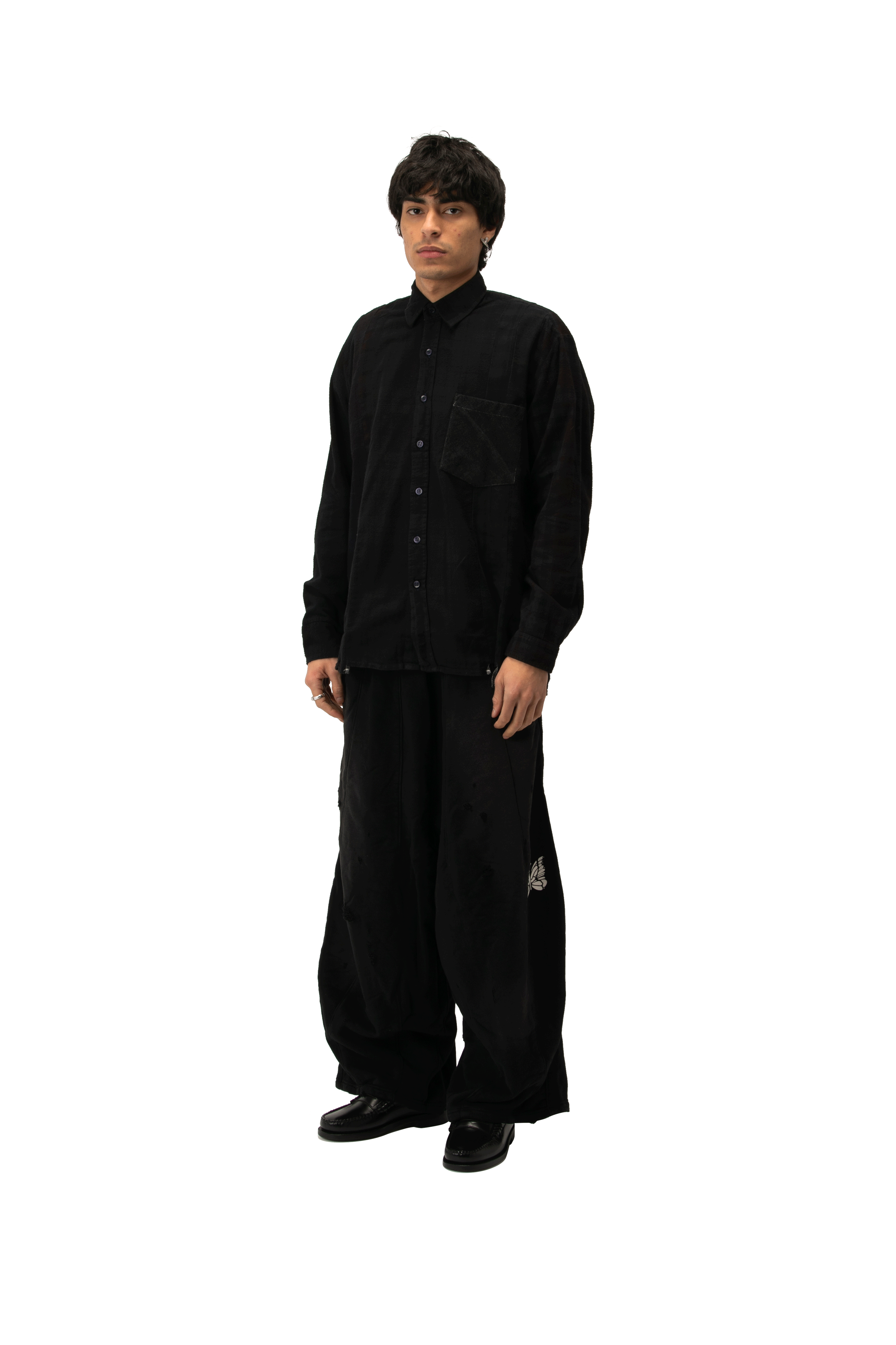 Flannel Shirt -> 7 Cuts Shirt / Over Dye