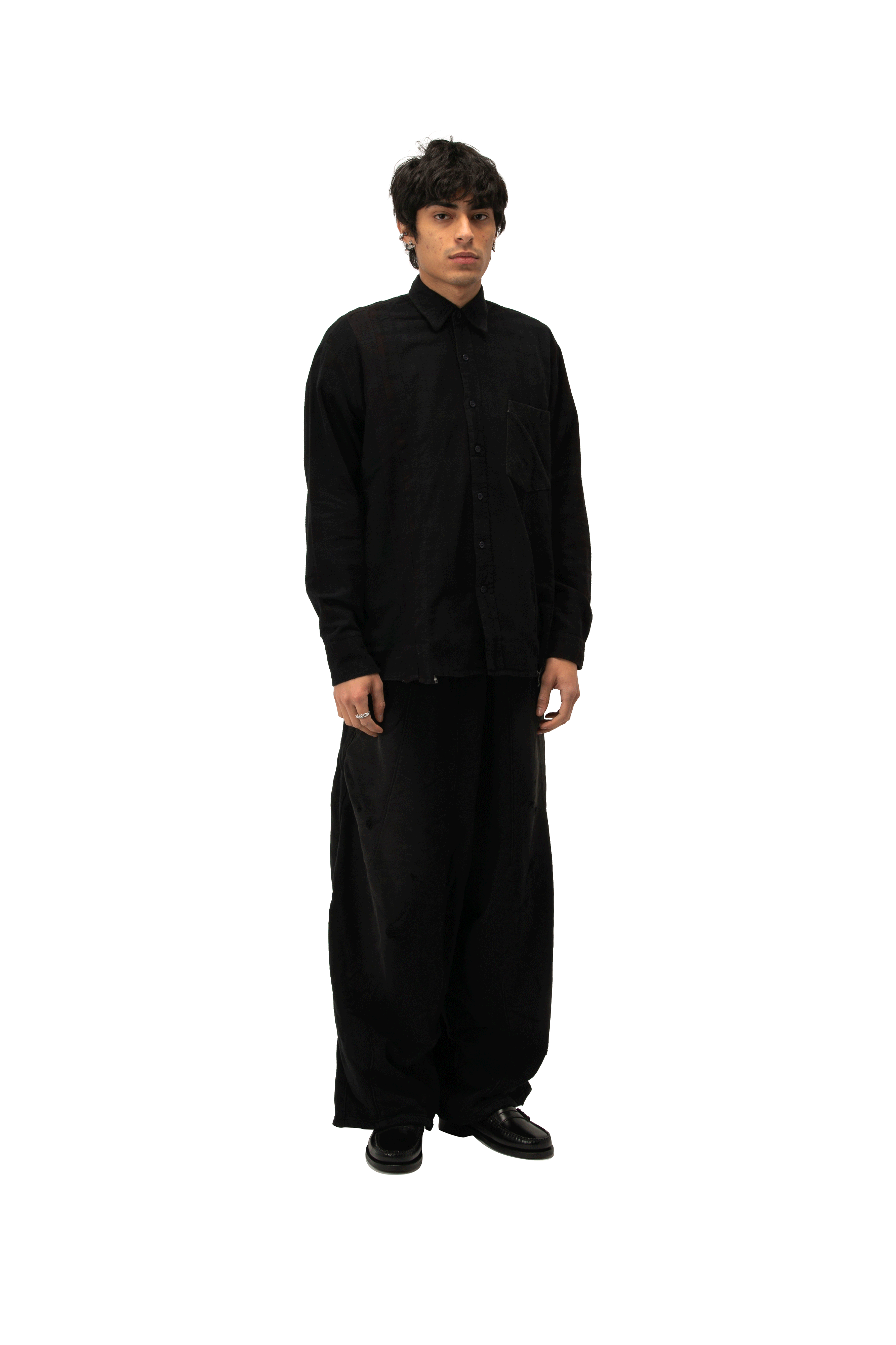 Flannel Shirt -> 7 Cuts Shirt / Over Dye