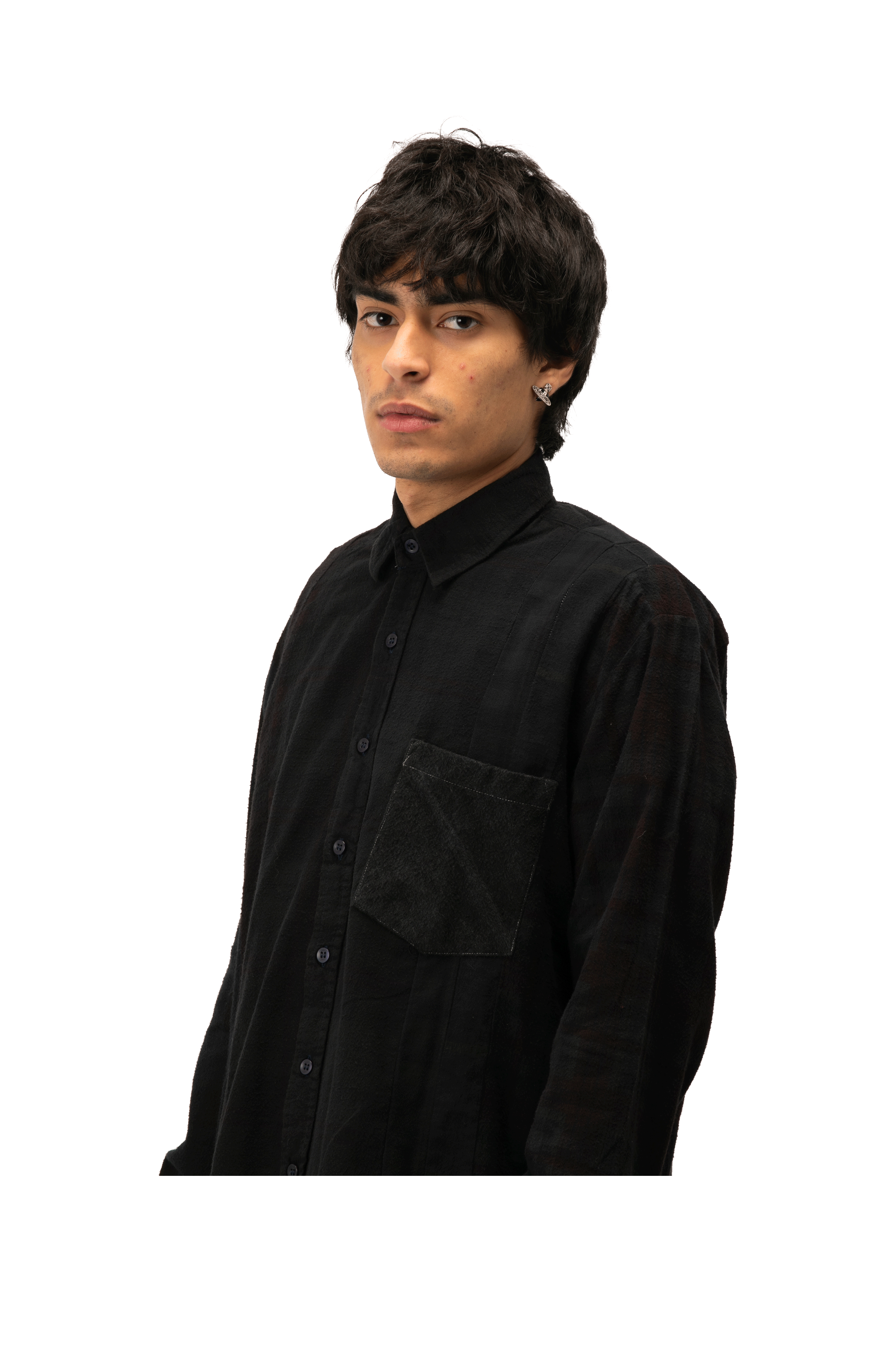 Flannel Shirt -> 7 Cuts Shirt / Over Dye