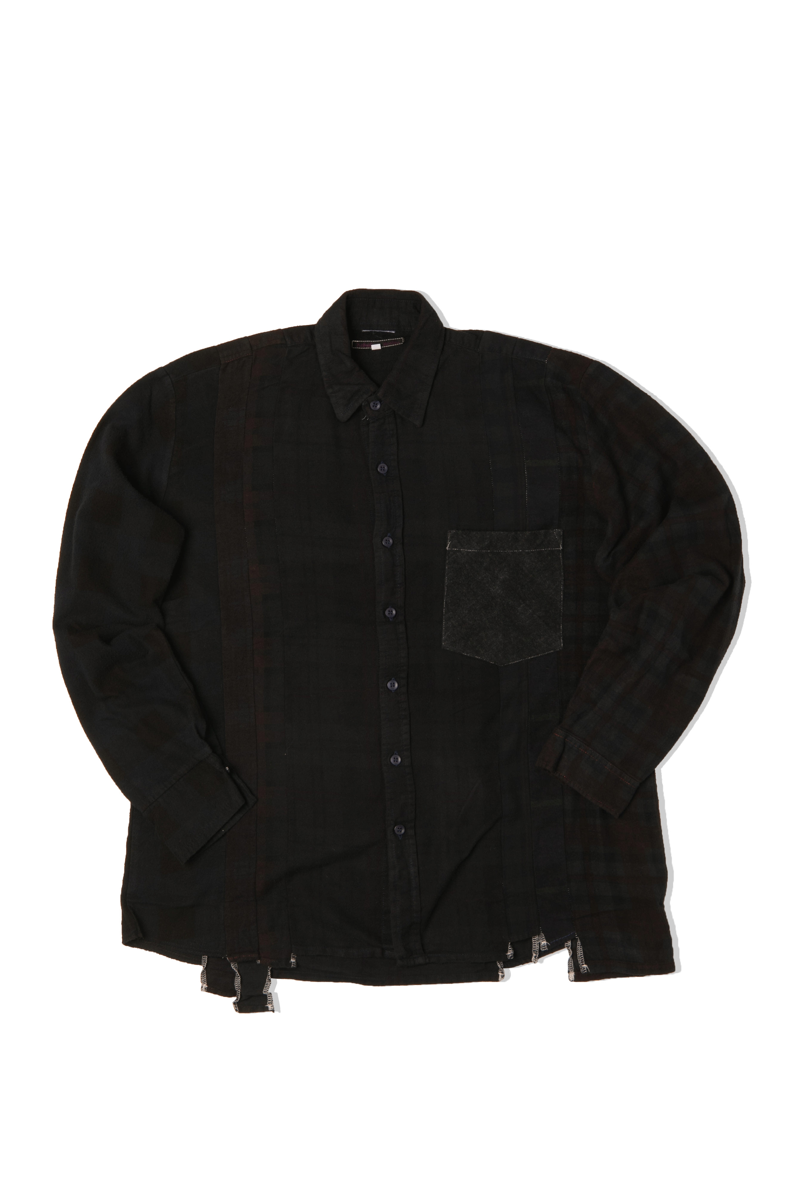 Flannel Shirt -> 7 Cuts Shirt / Over Dye