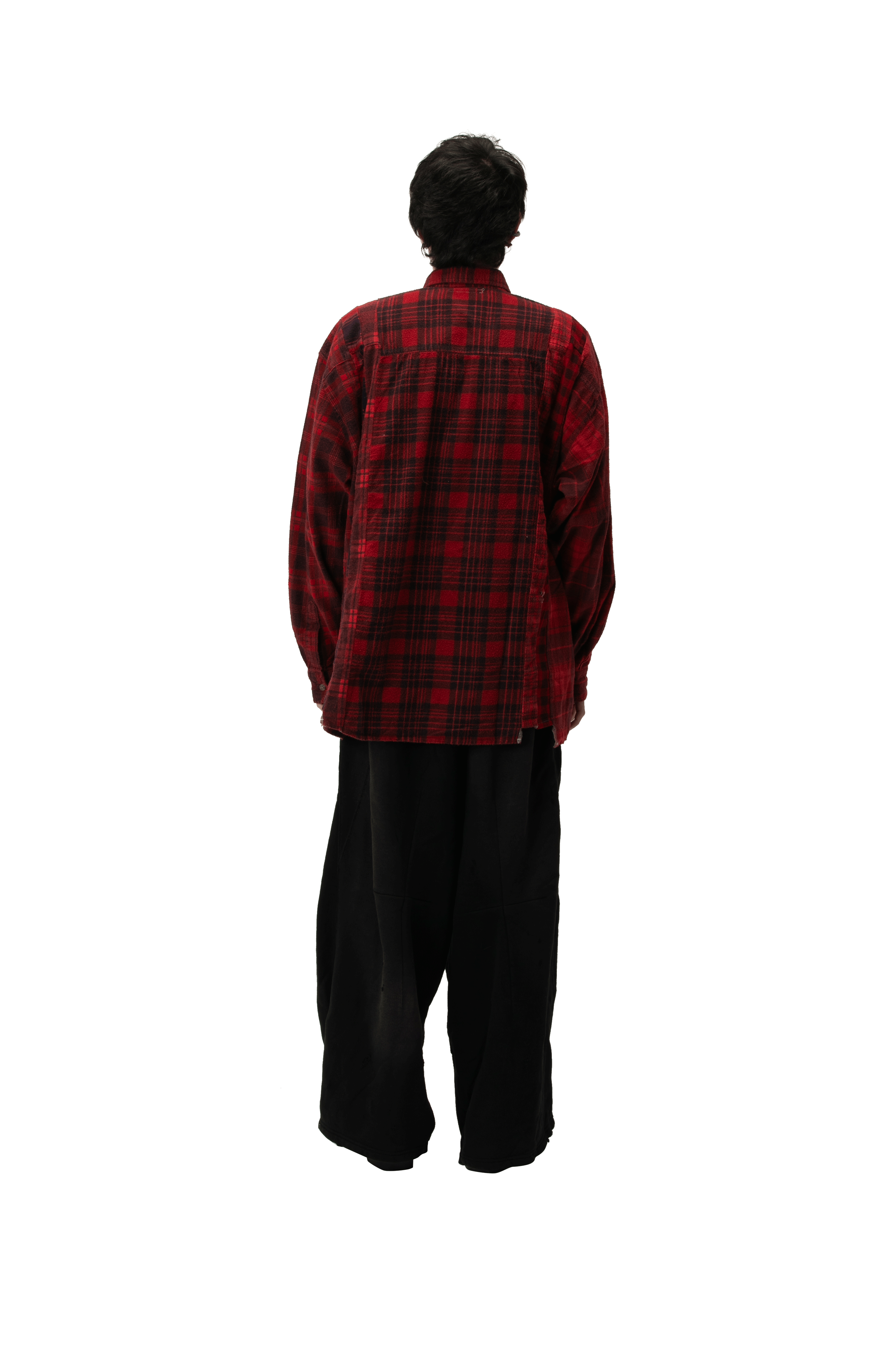 Flannel Shirt -> 7 Cuts Wilde Shirt / Over Dye