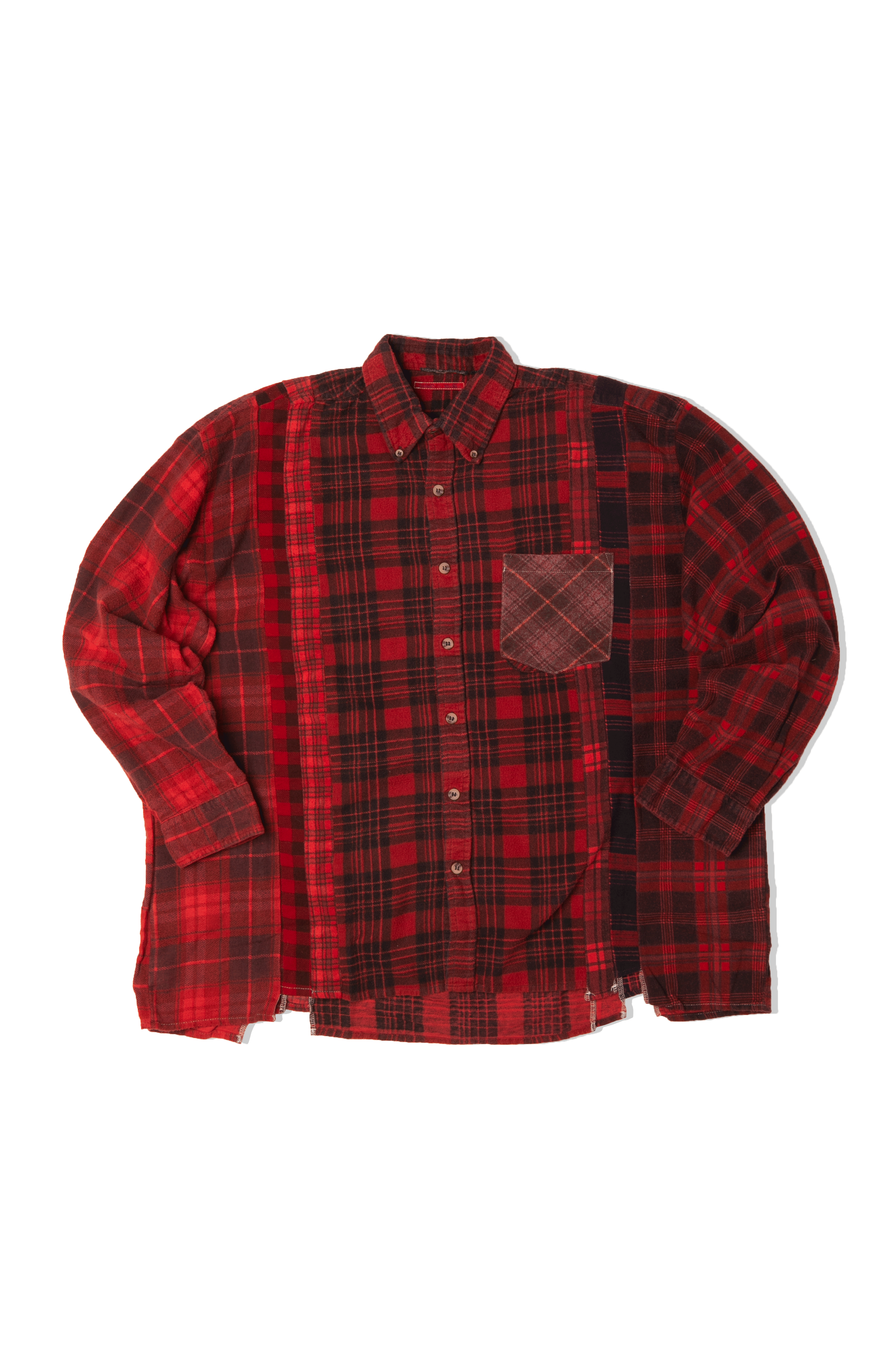 Flannel Shirt -> 7 Cuts Wilde Shirt / Over Dye