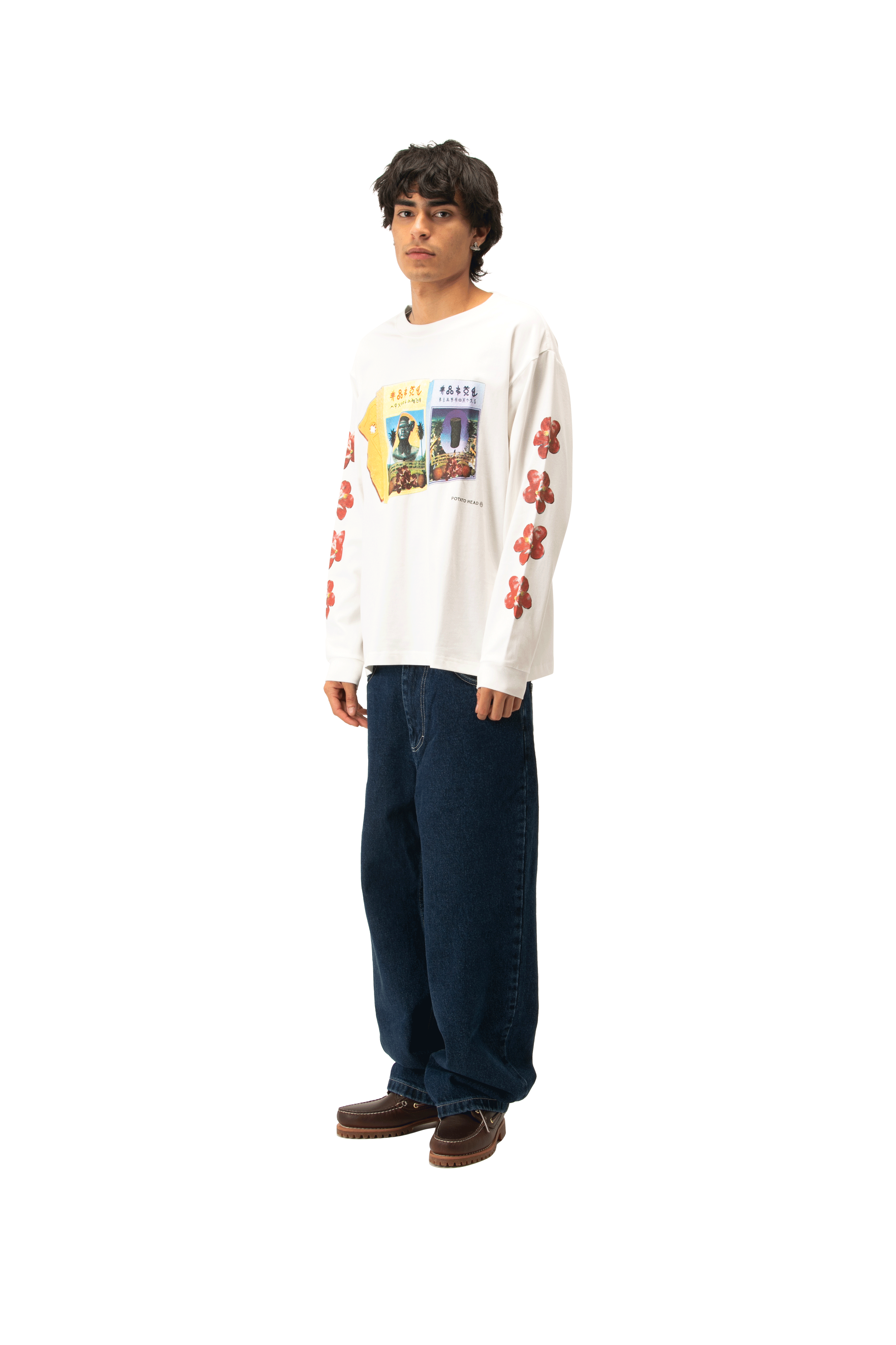 Cassette Tape Long Sleeve Printed T-Shirt