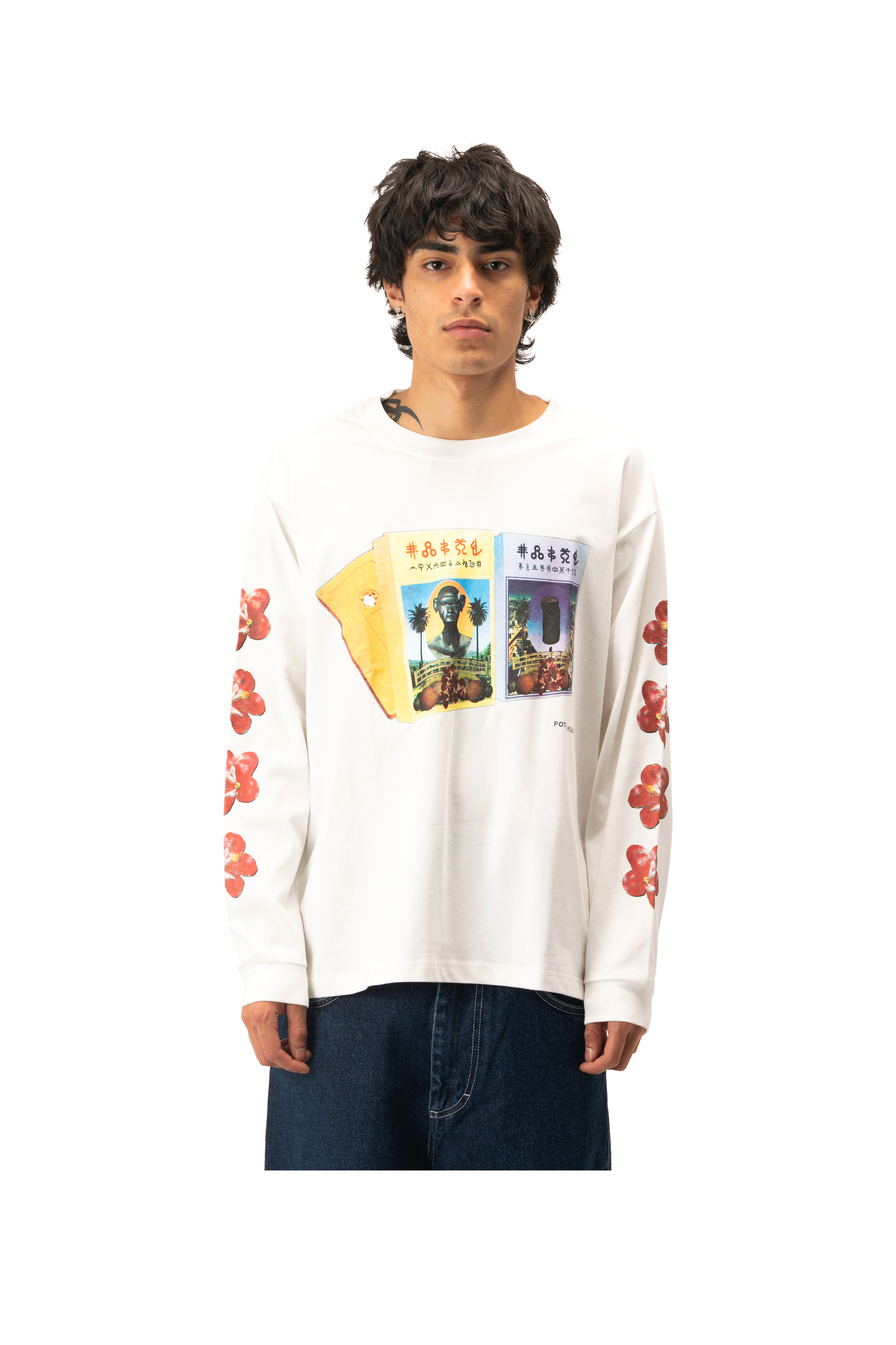 Cassette Tape Long Sleeve Printed T-Shirt