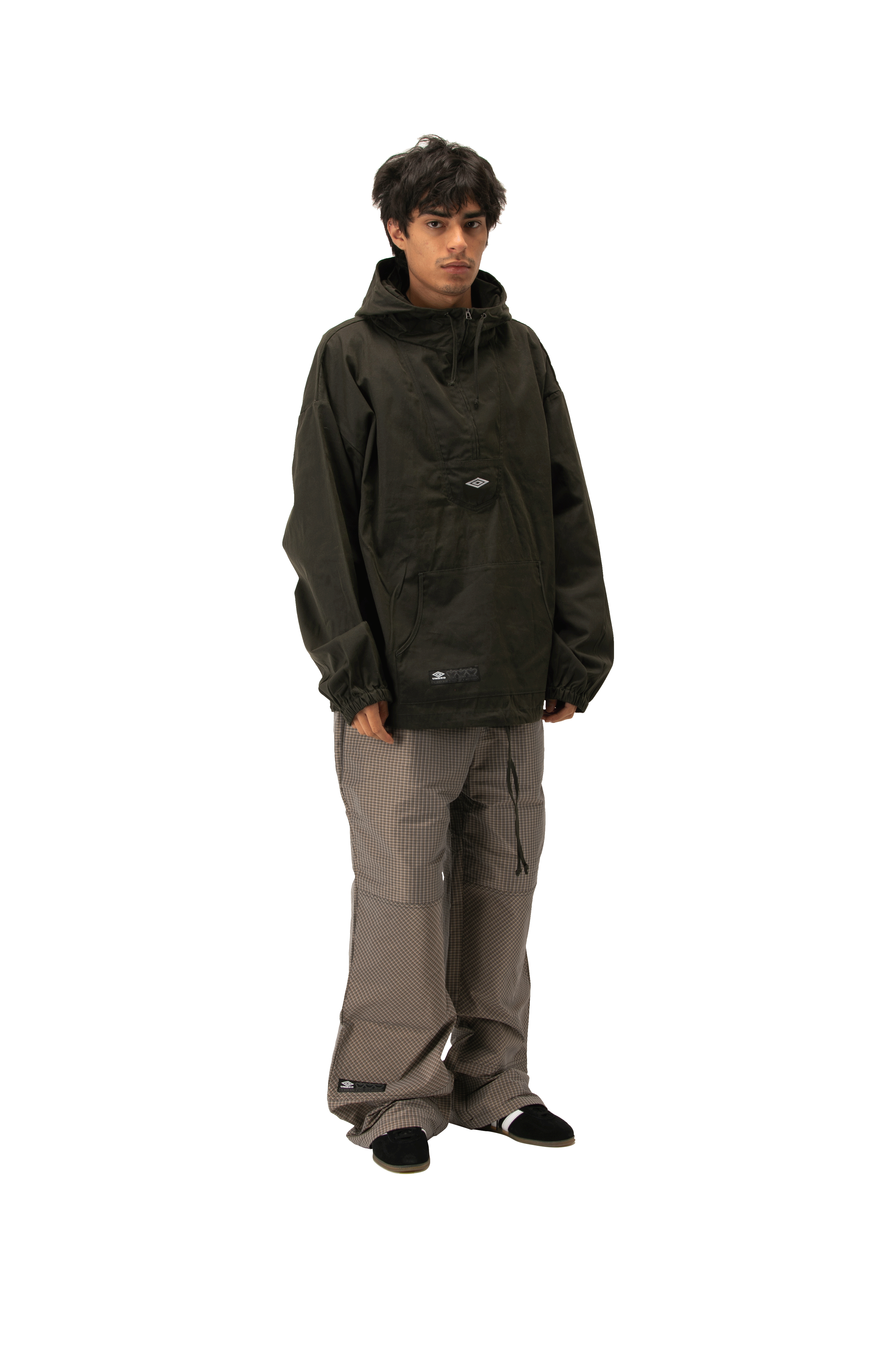 Masked Waxed Anorak