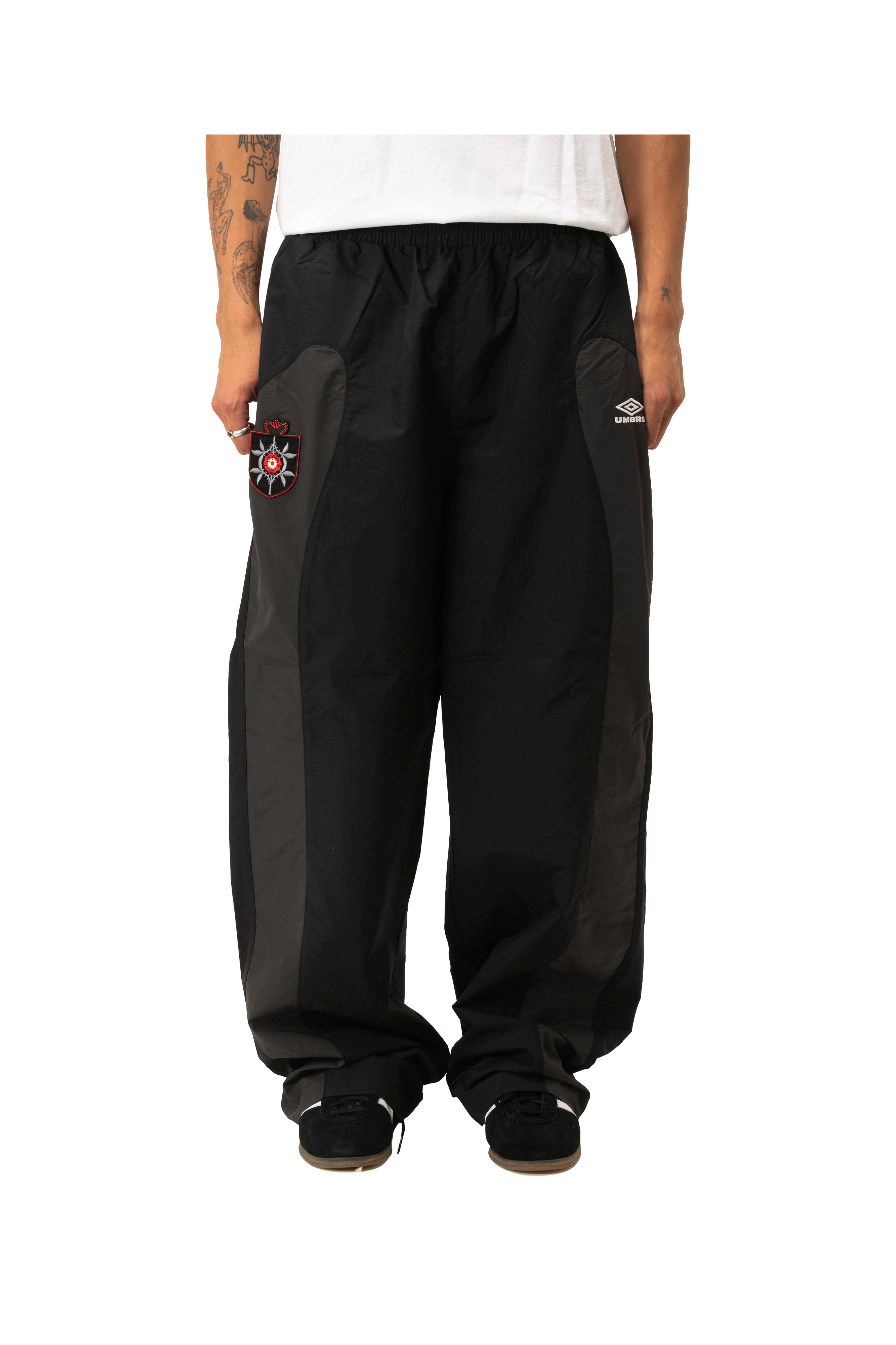 Rose Crest Masked Track Pant