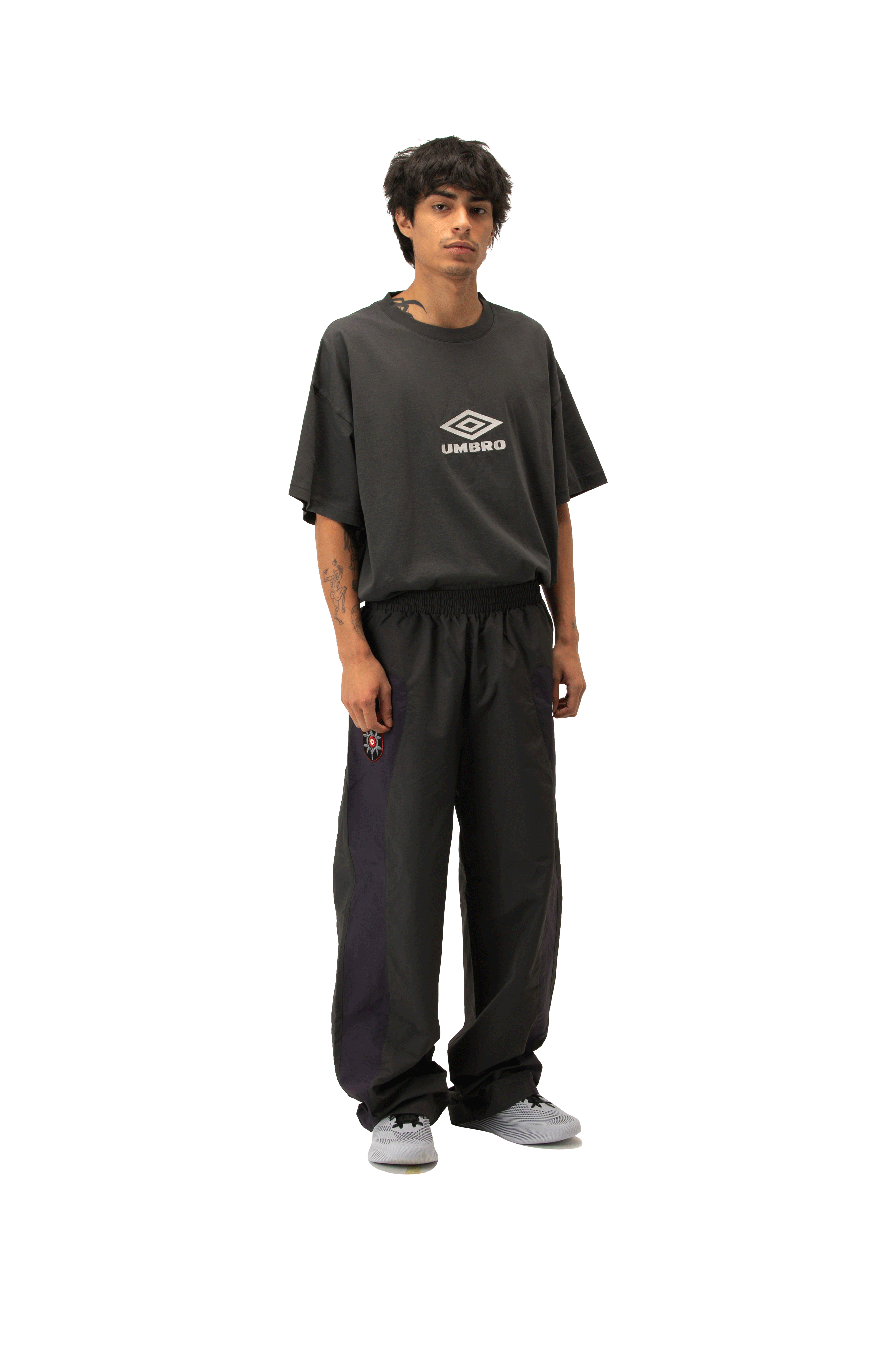 Rose Crest Masked Track Pant