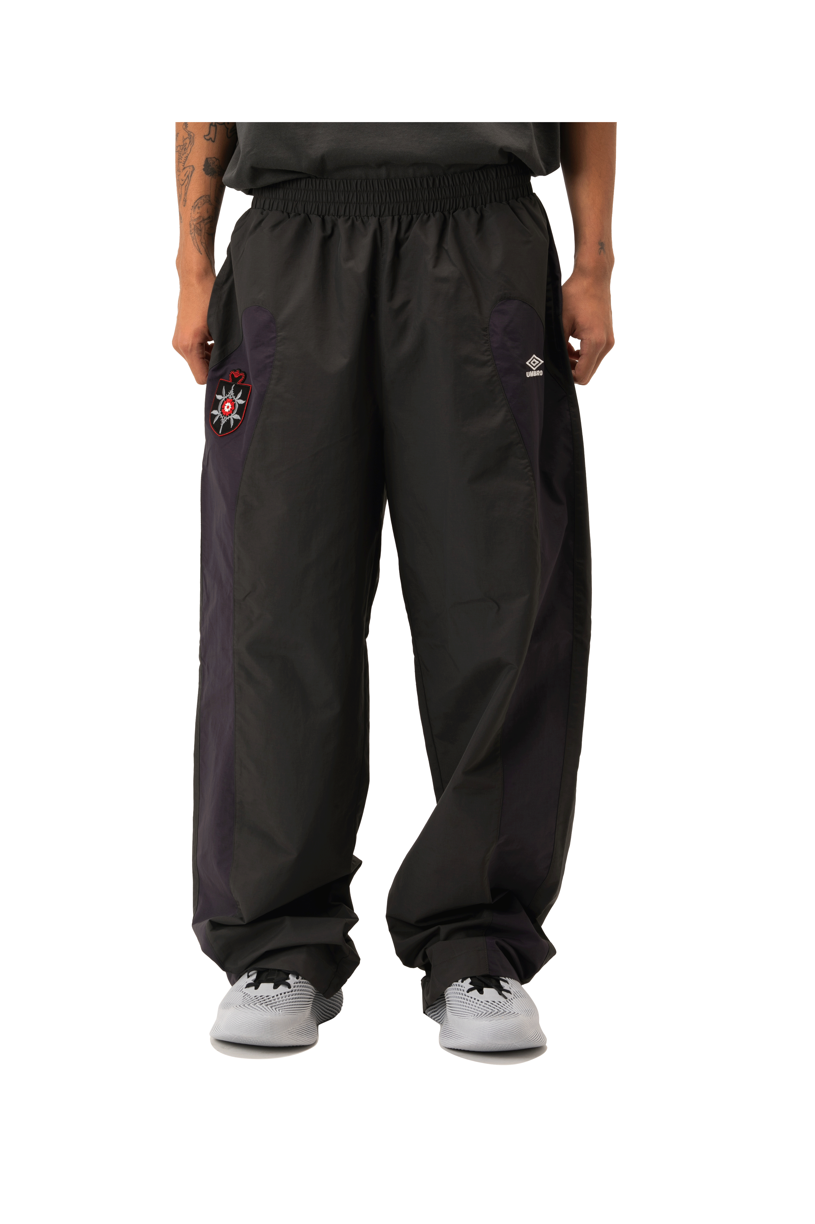 Rose Crest Masked Track Pant