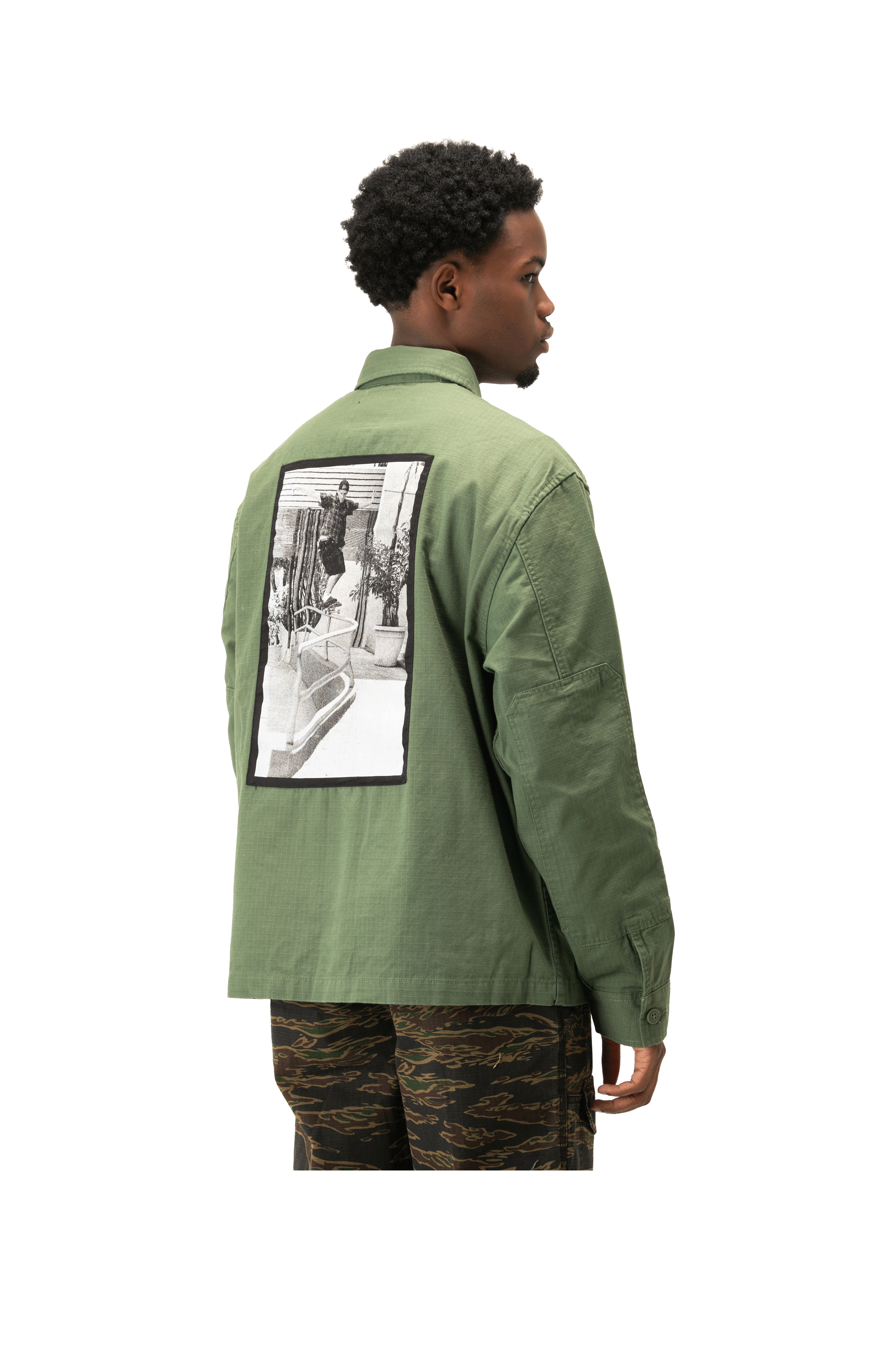 Skate Atiba Haze Military Overshirt