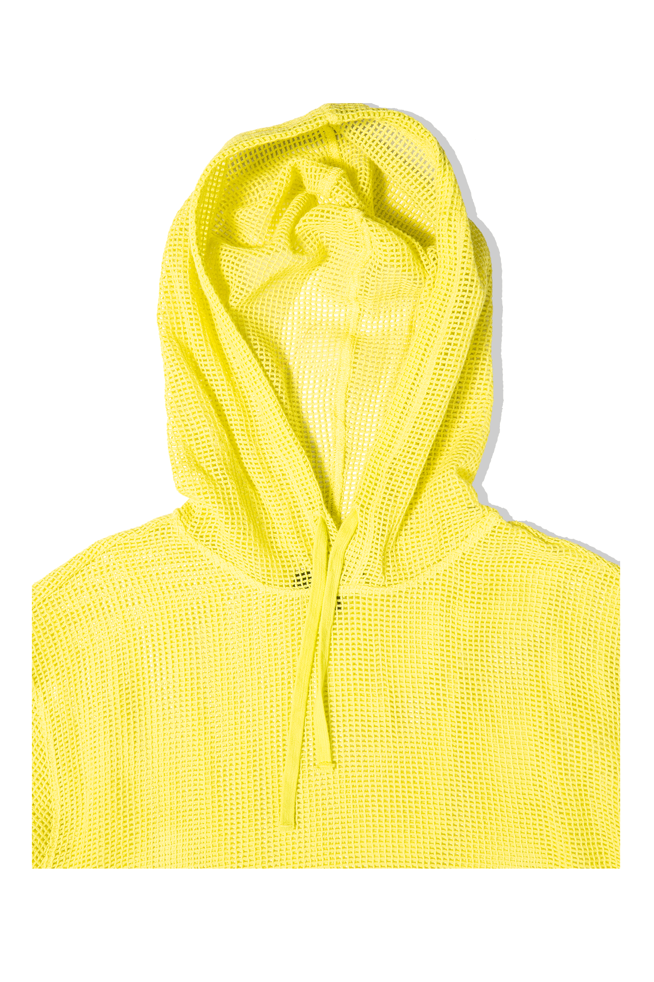 Cotton Mesh Hooded Swearter