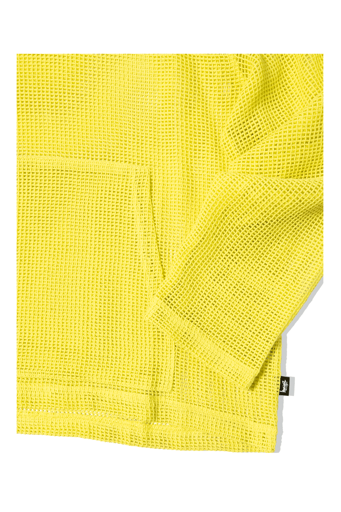 Cotton Mesh Hooded Swearter